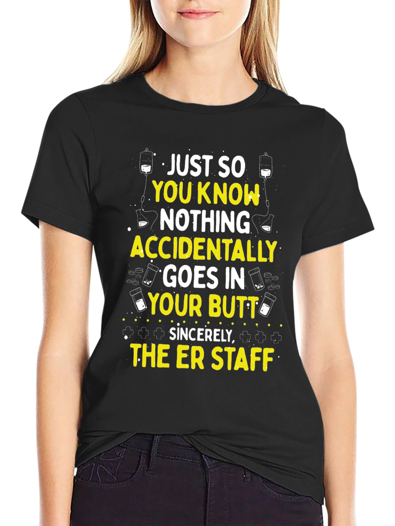 ER Staff Novelty T-Shirt - Butt Injections