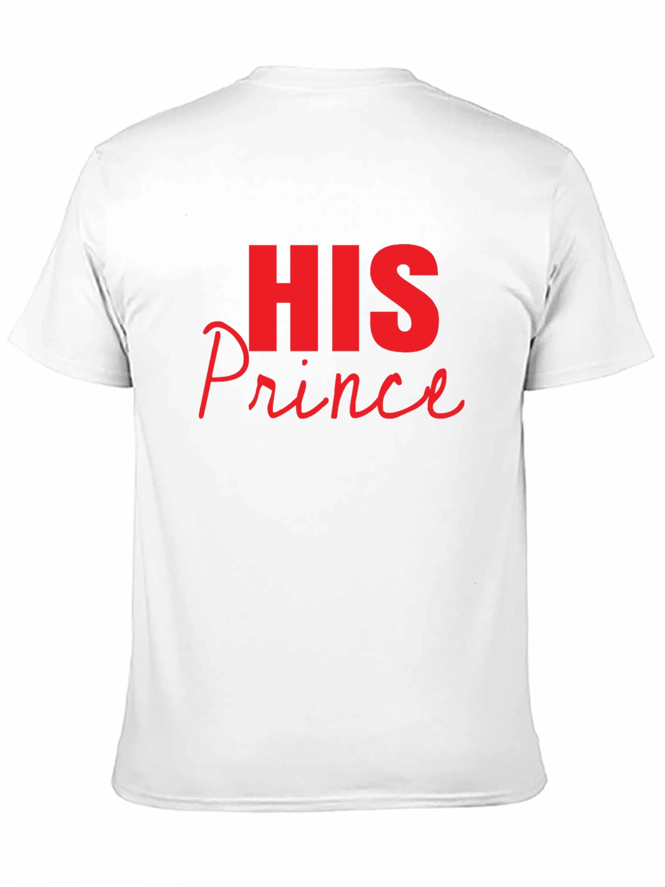 His Prince Black Graphic Tee