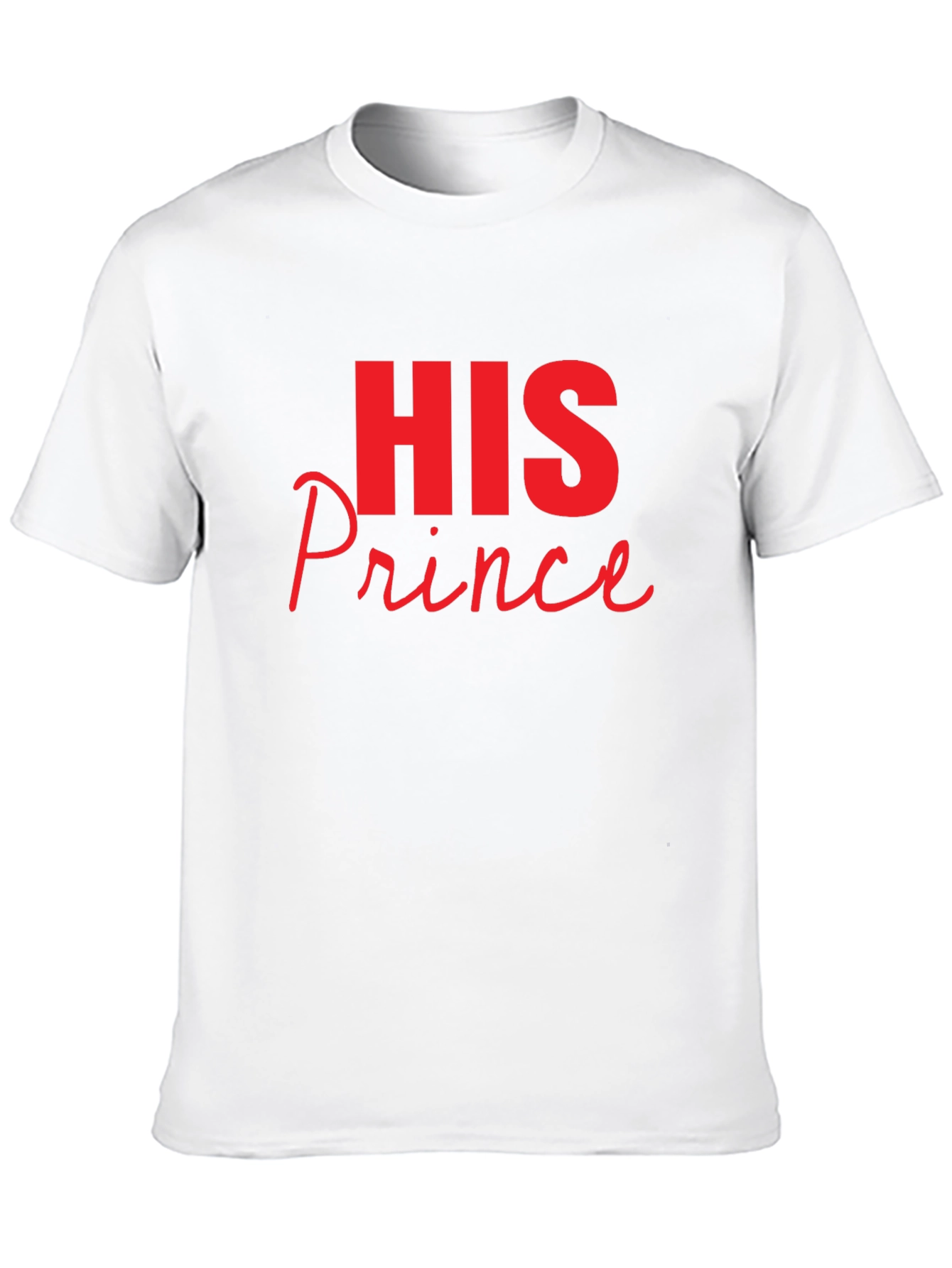 His Prince Black Graphic Tee