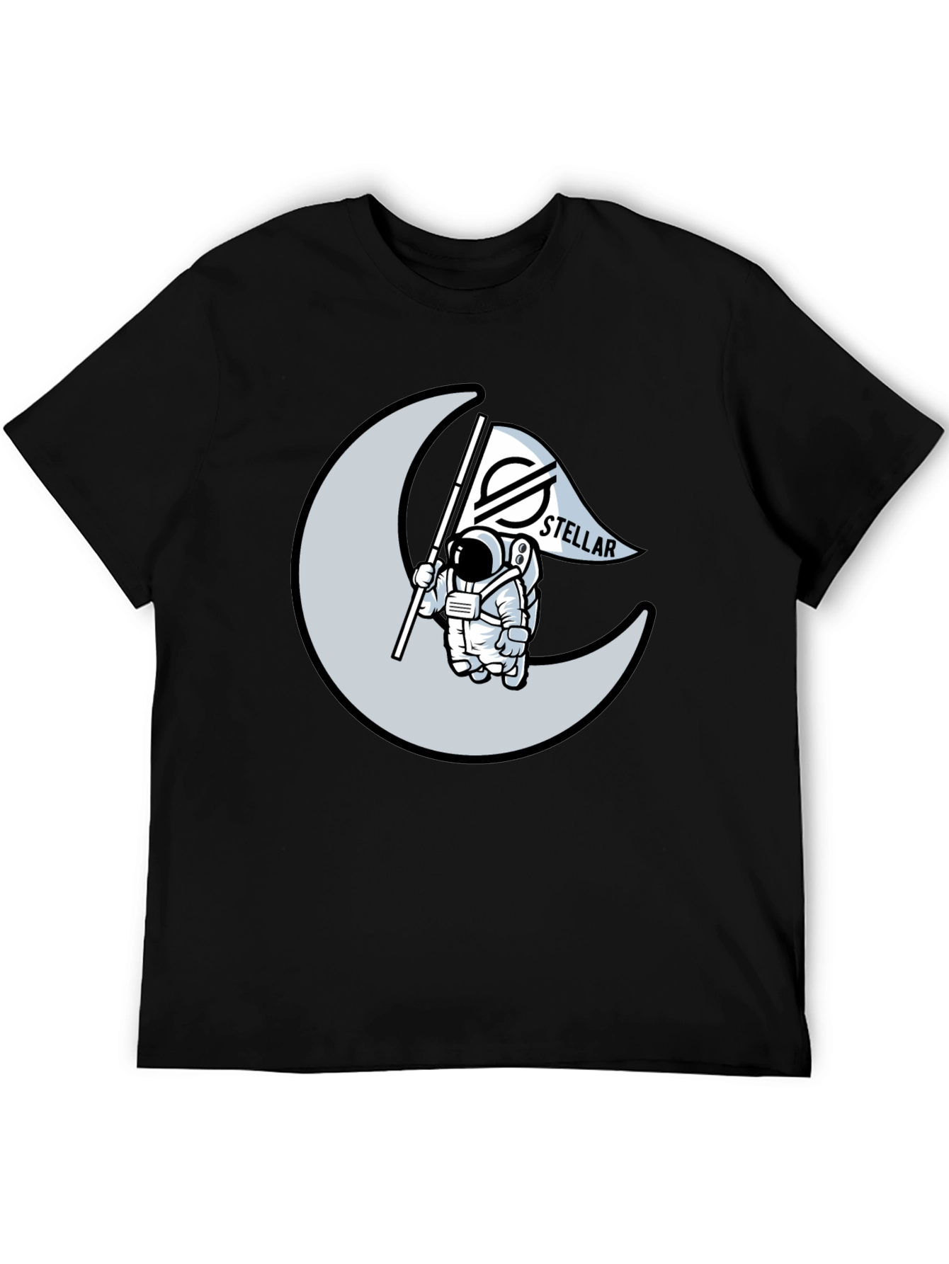 Astronaut Moon Stellar T-Shirt - Crypto Tee