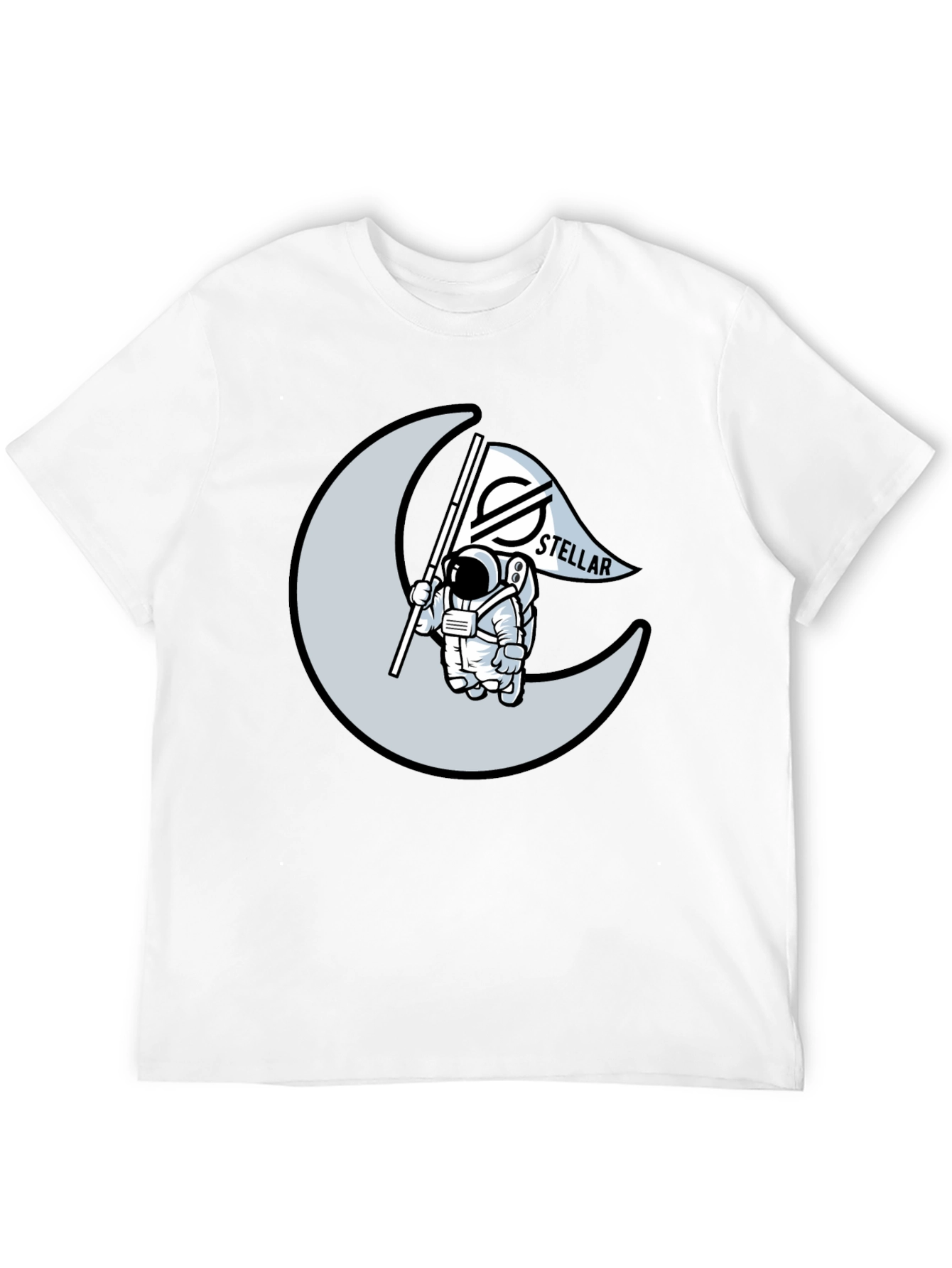 Astronaut Moon Stellar T-Shirt - Crypto Tee
