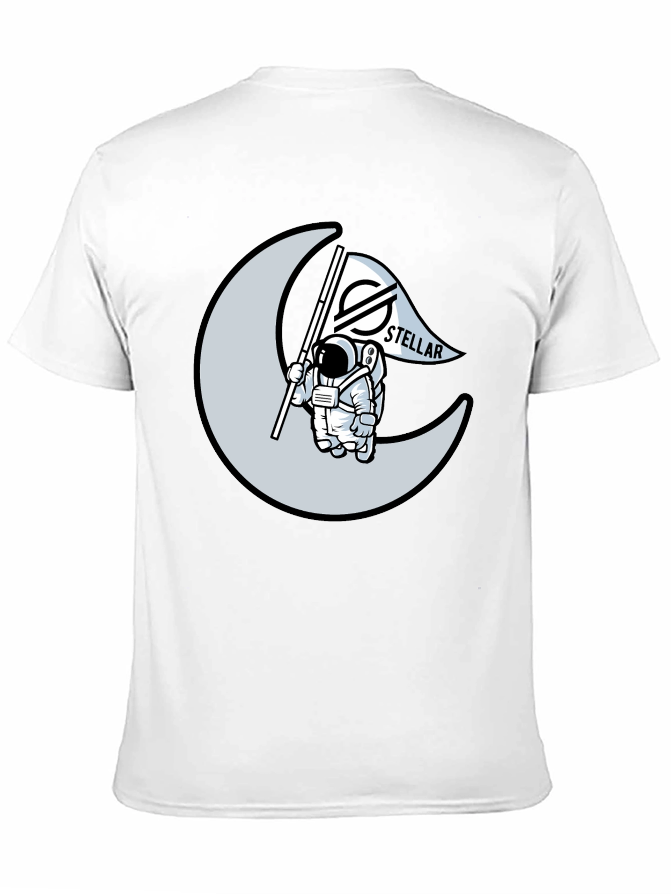 Astronaut Moon Stellar T-Shirt - Crypto Tee