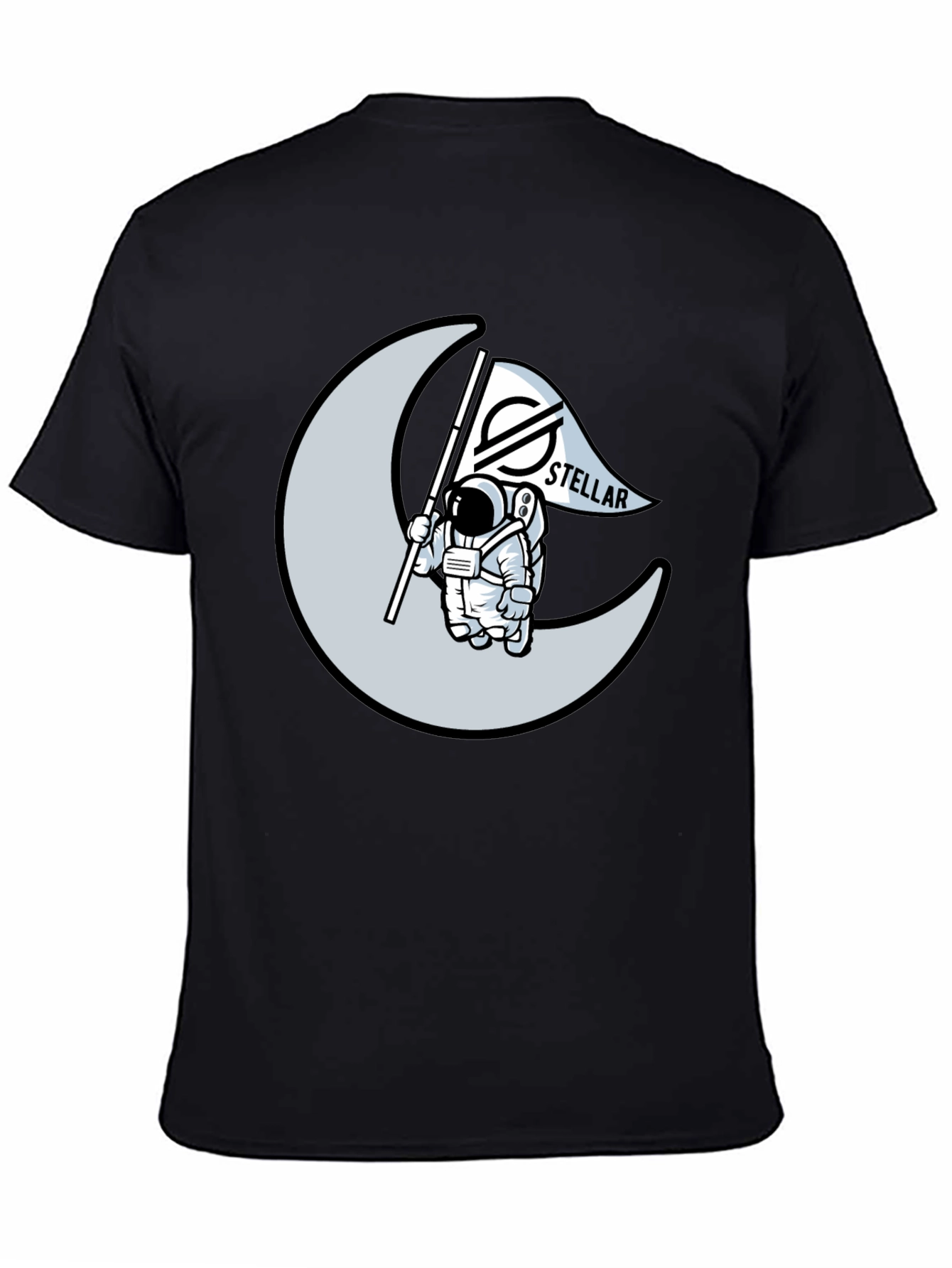 Astronaut Moon Stellar T-Shirt - Crypto Tee