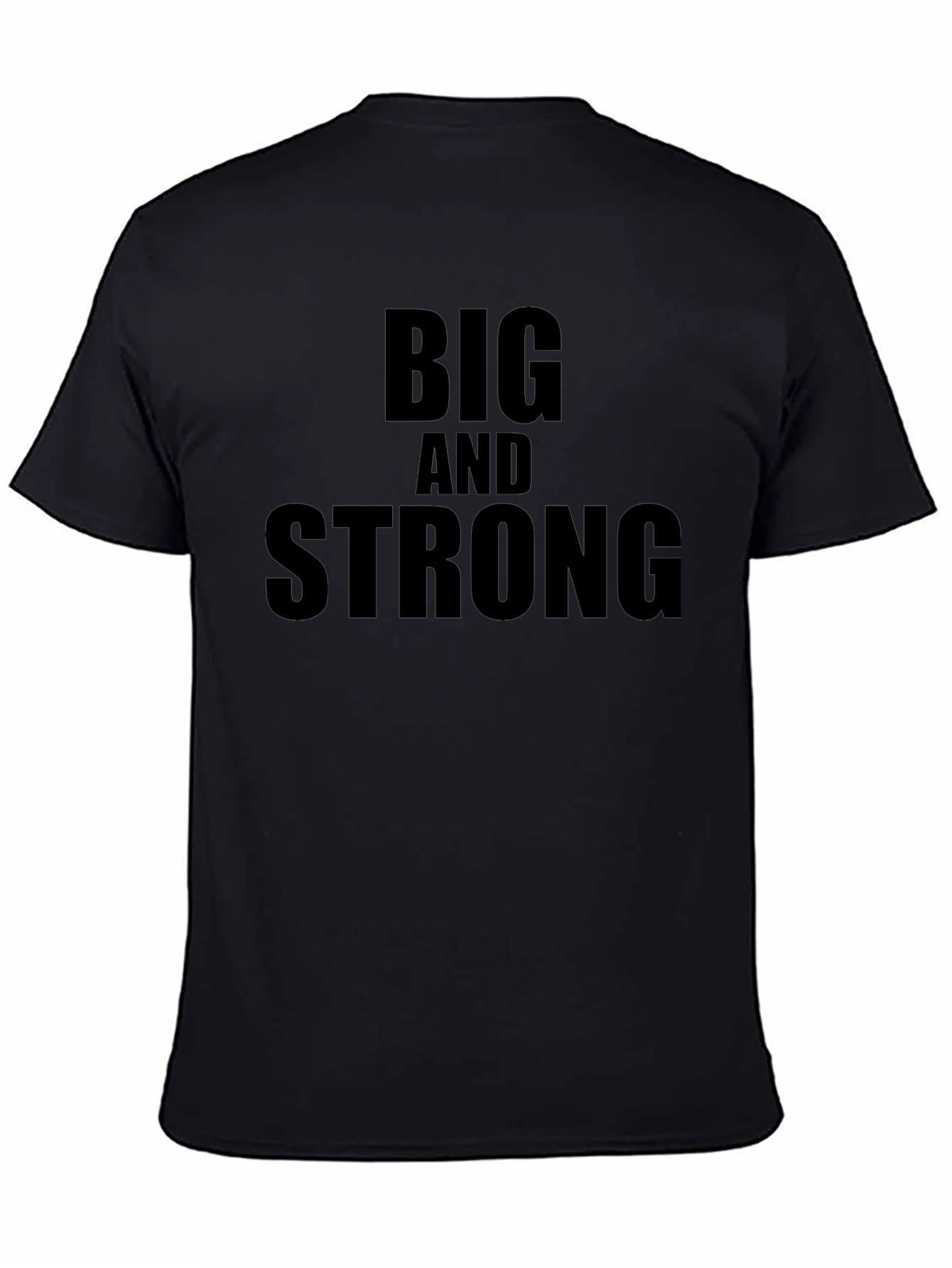 Big and Strong Graphic Tee - Black