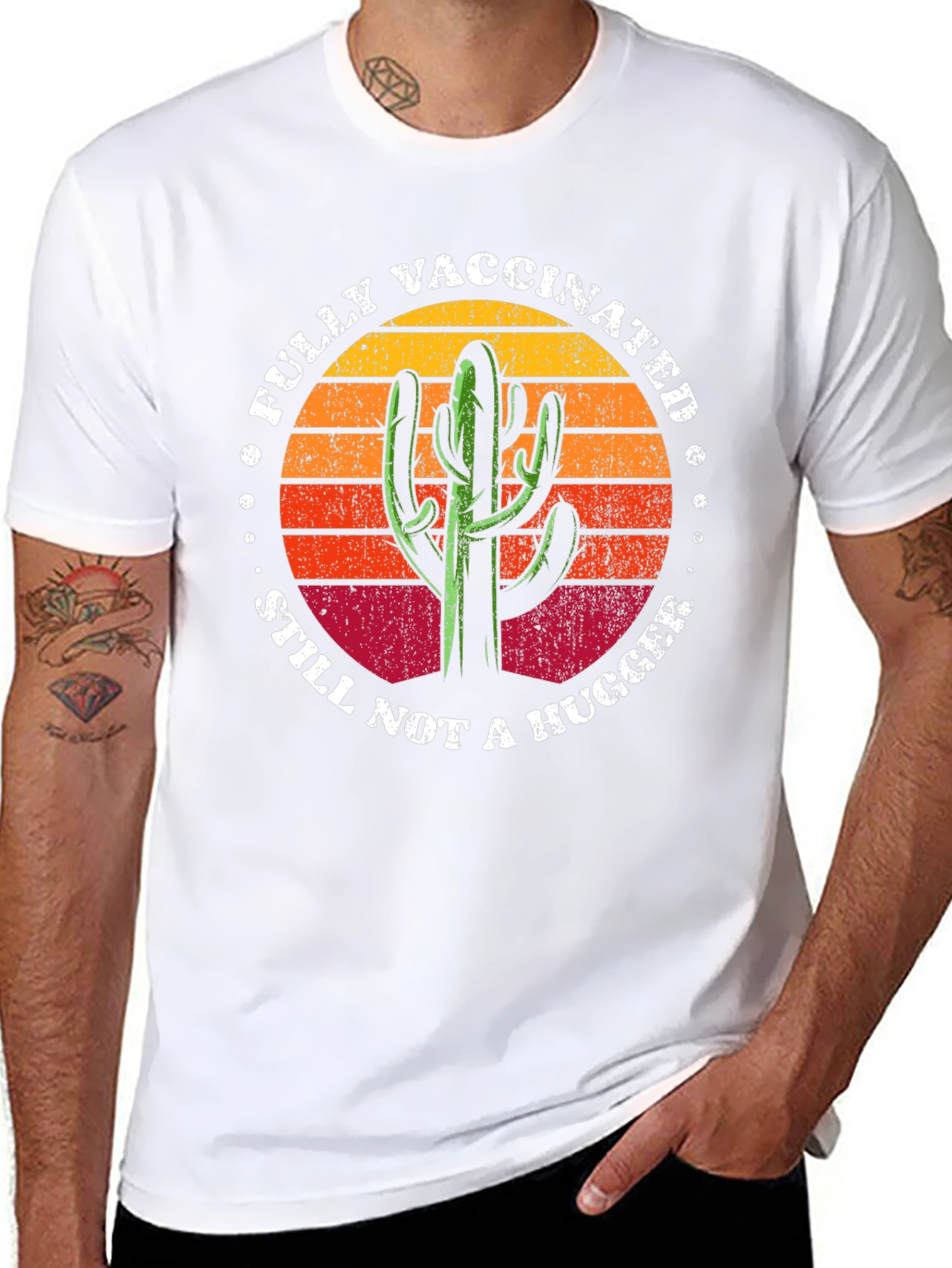 Fully Vaccinated Still Not a Hugger T-Shirt