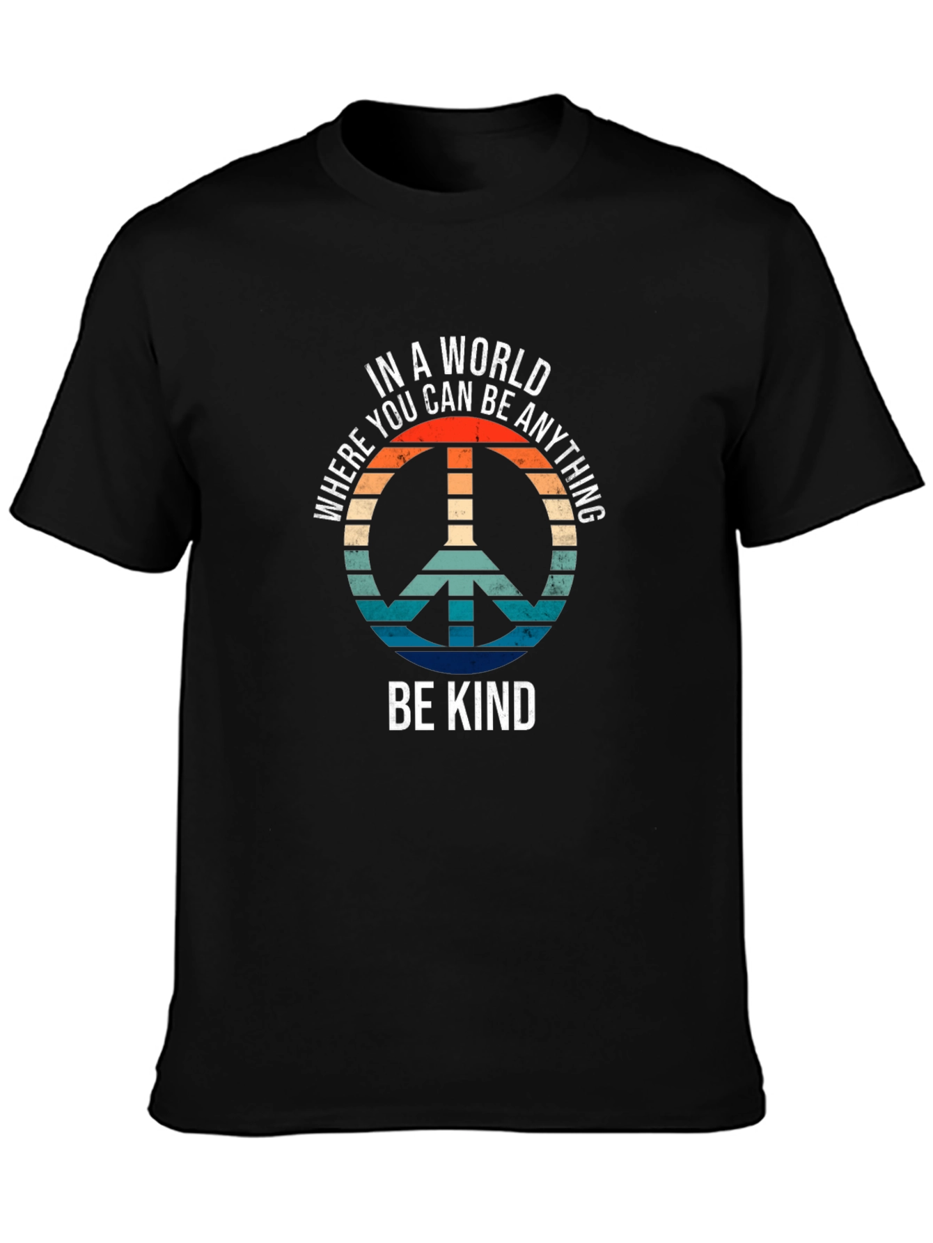 Be Kind Peace Sign T-Shirt