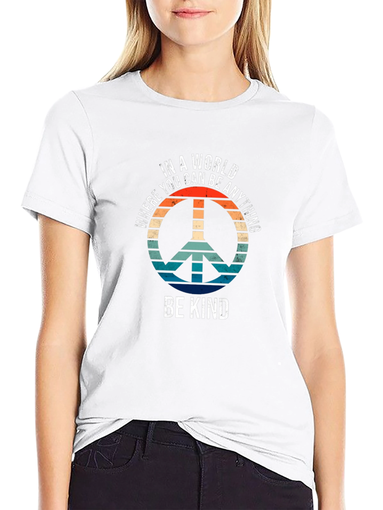 Be Kind Peace Sign T-Shirt