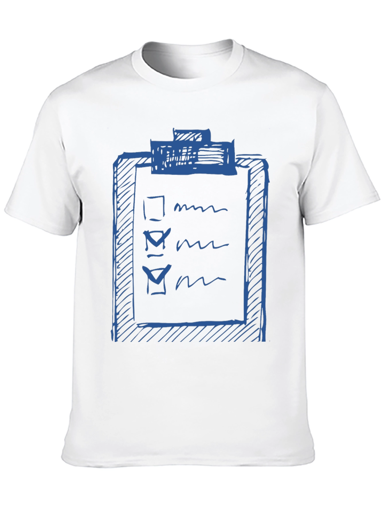 Checklist Graphic Tee - Black Cotton T-Shirt