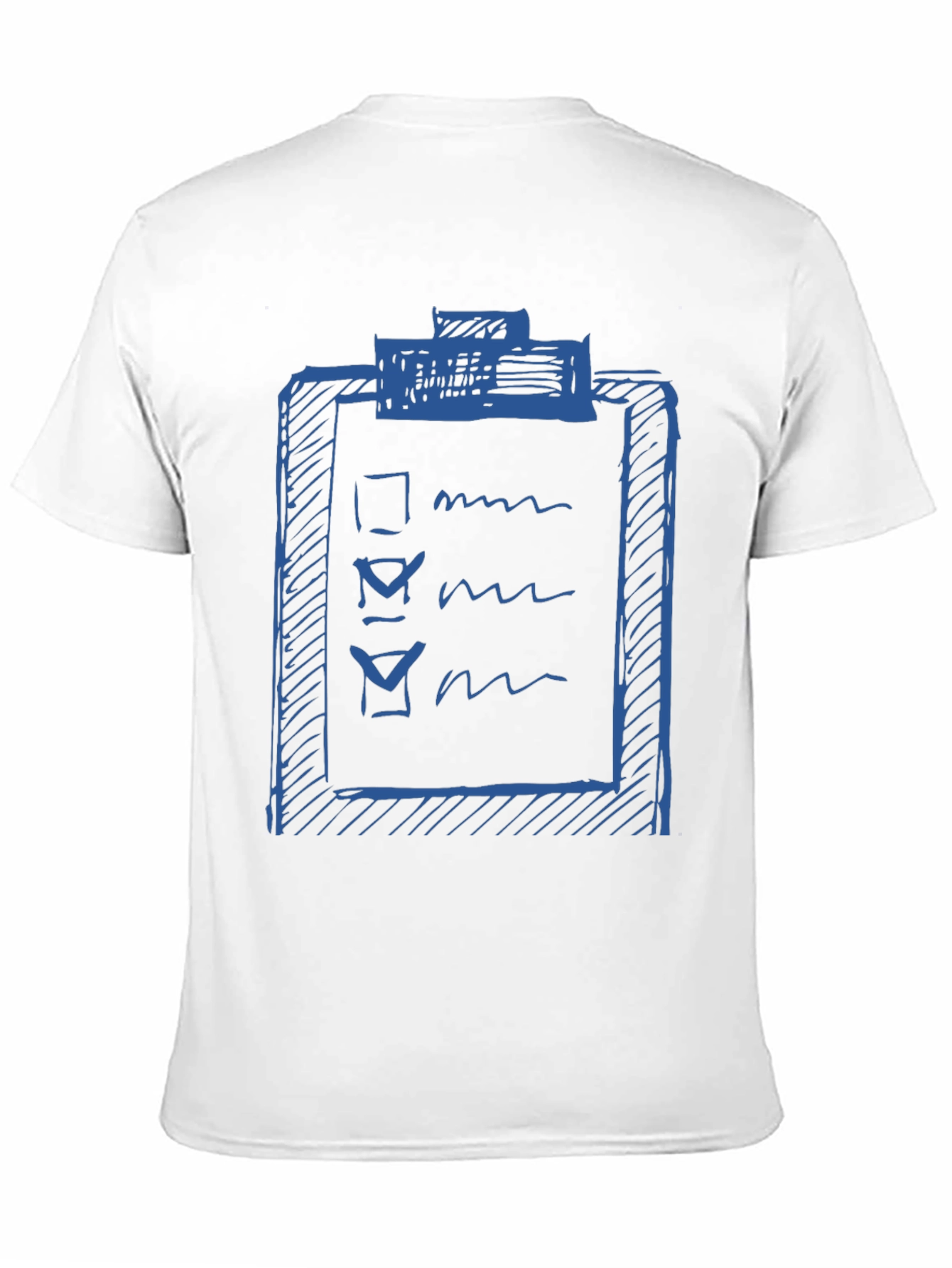 Checklist Graphic Tee - Black Cotton T-Shirt