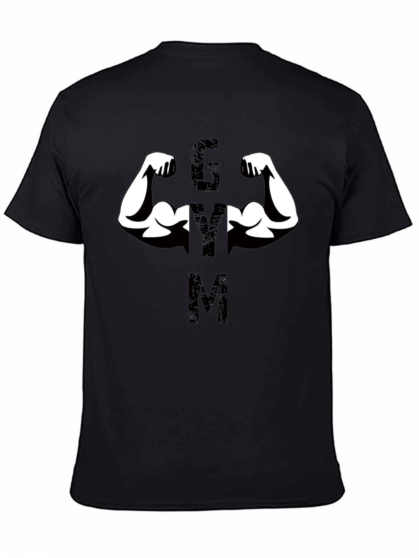 Gym Muscle Graphic Tee - Fitness Apparel