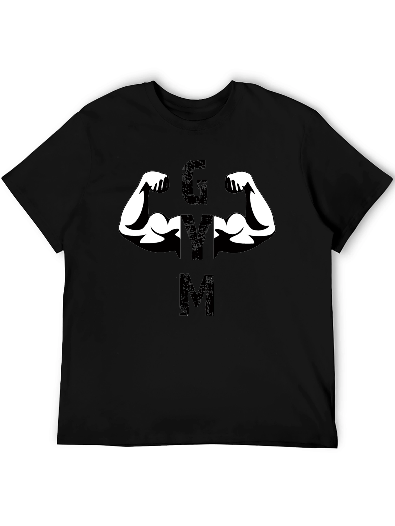 Gym Muscle Graphic Tee - Fitness Apparel