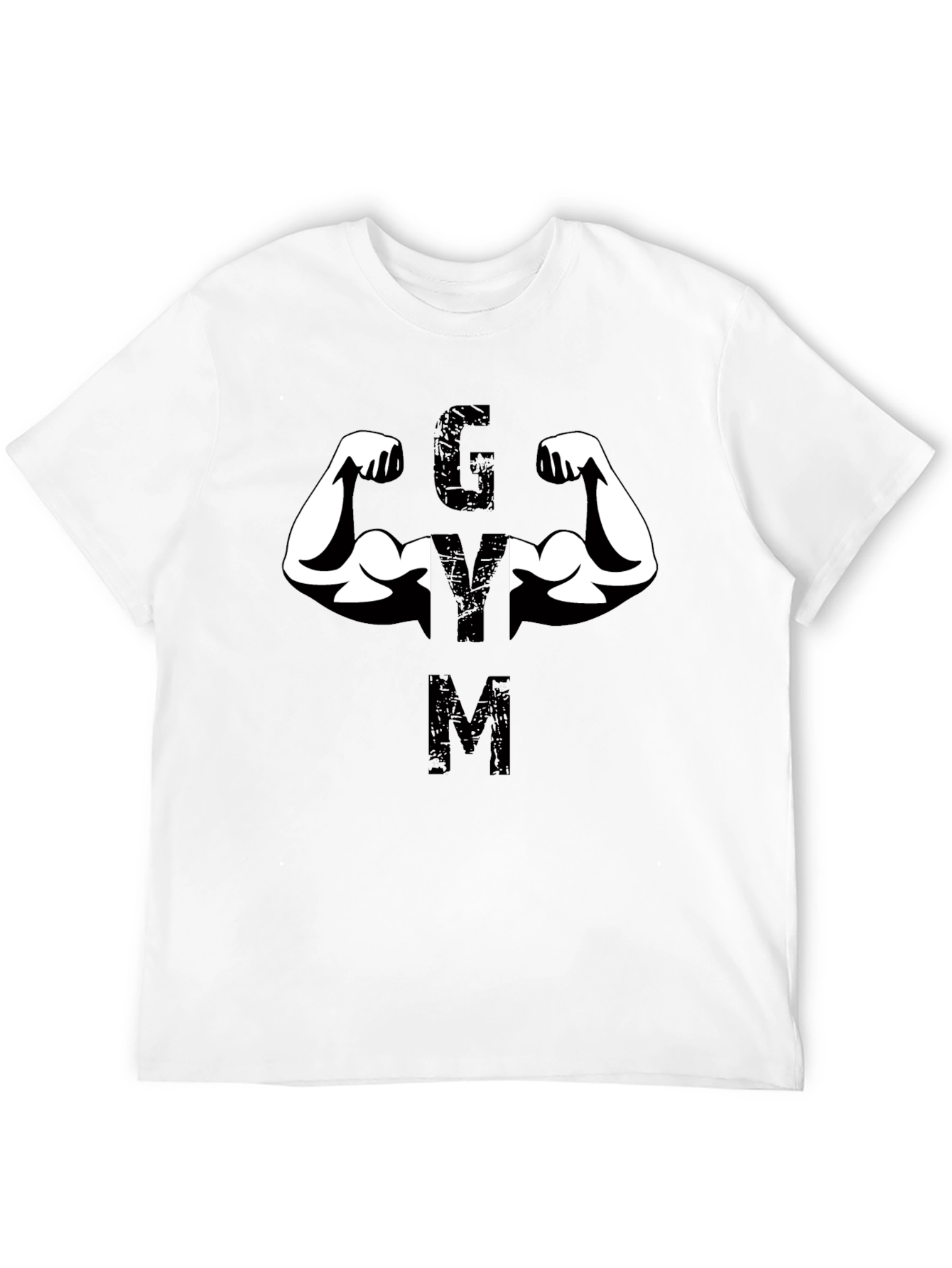 Gym Muscle Graphic Tee - Fitness Apparel