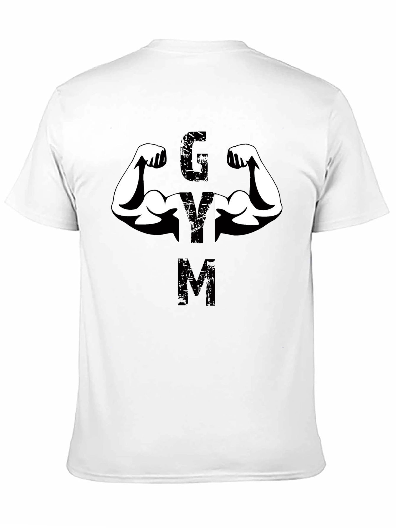 Gym Muscle Graphic Tee - Fitness Apparel