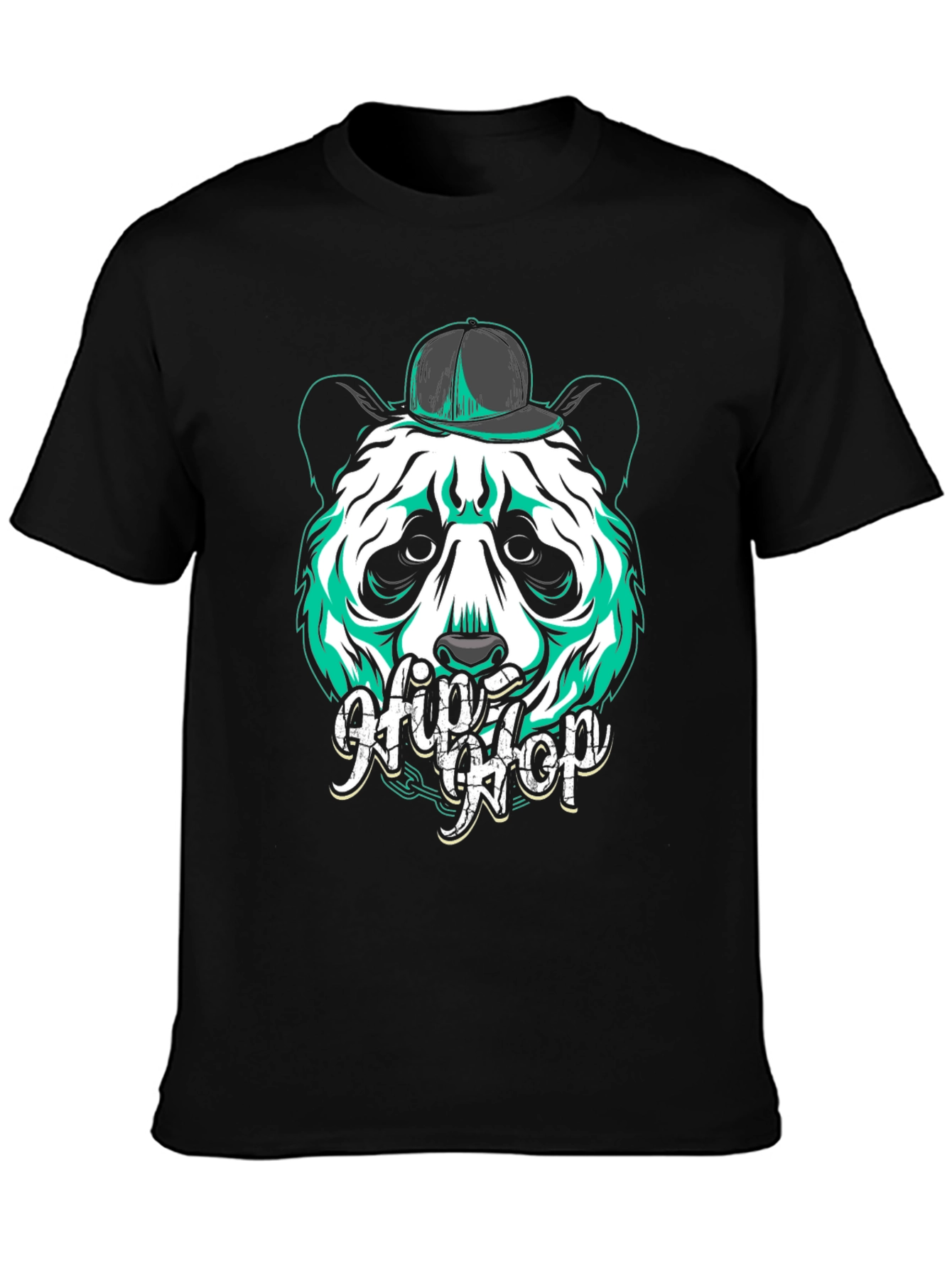 Hip Hop Panda Graphic Tee - Urban Streetwear