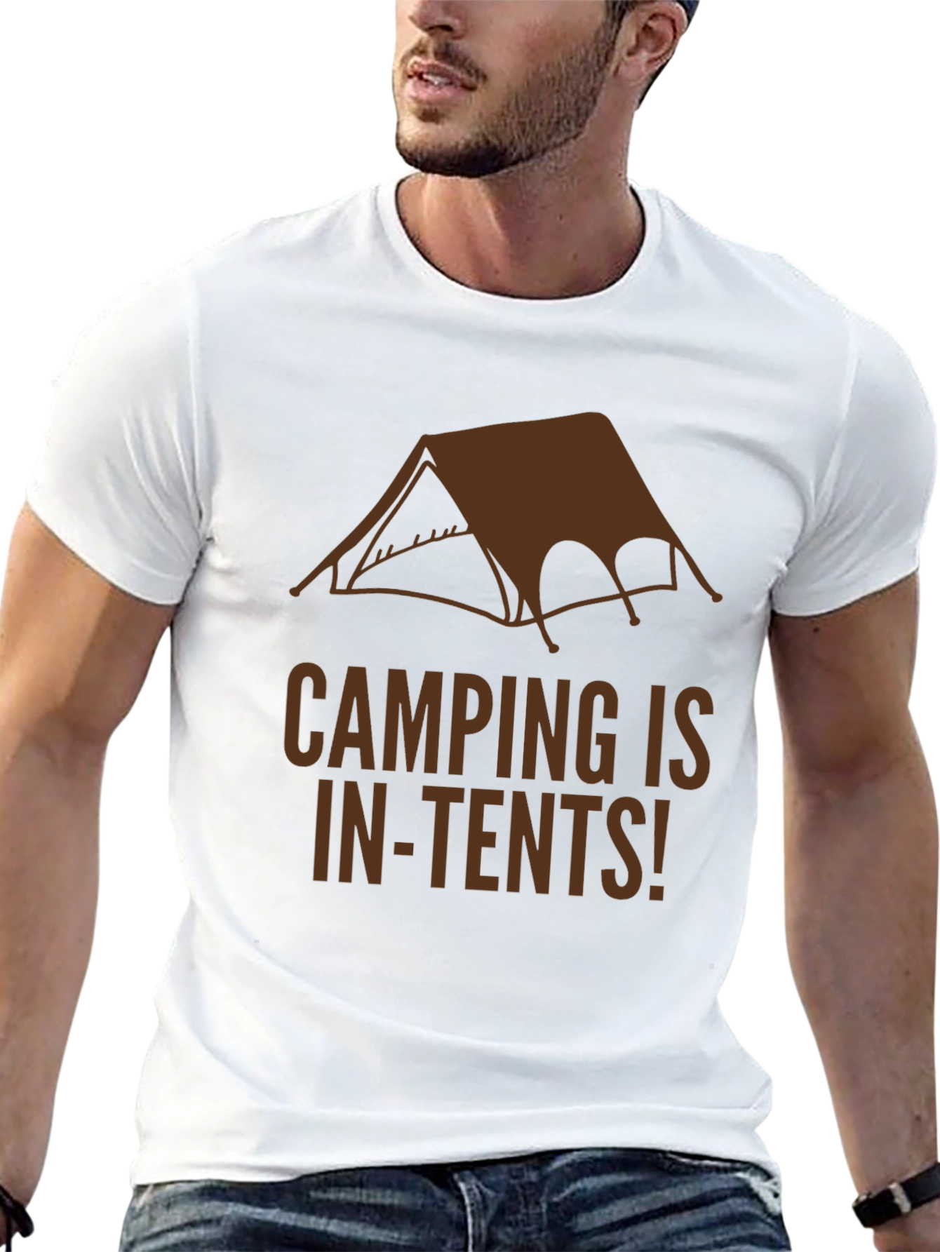 Camping Is In-Tents! Graphic Tee