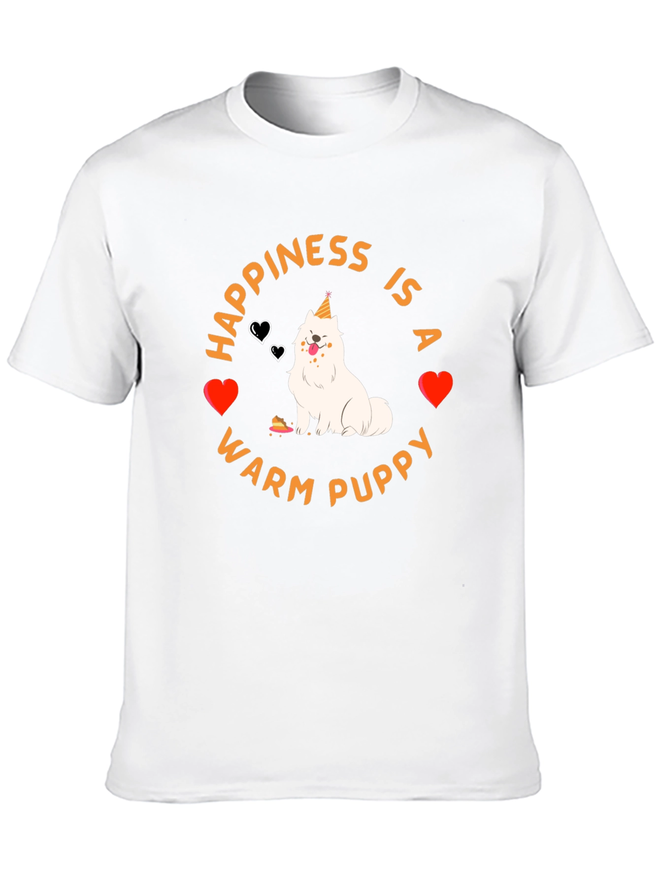 Happiness is a Warm Puppy Graphic Tee