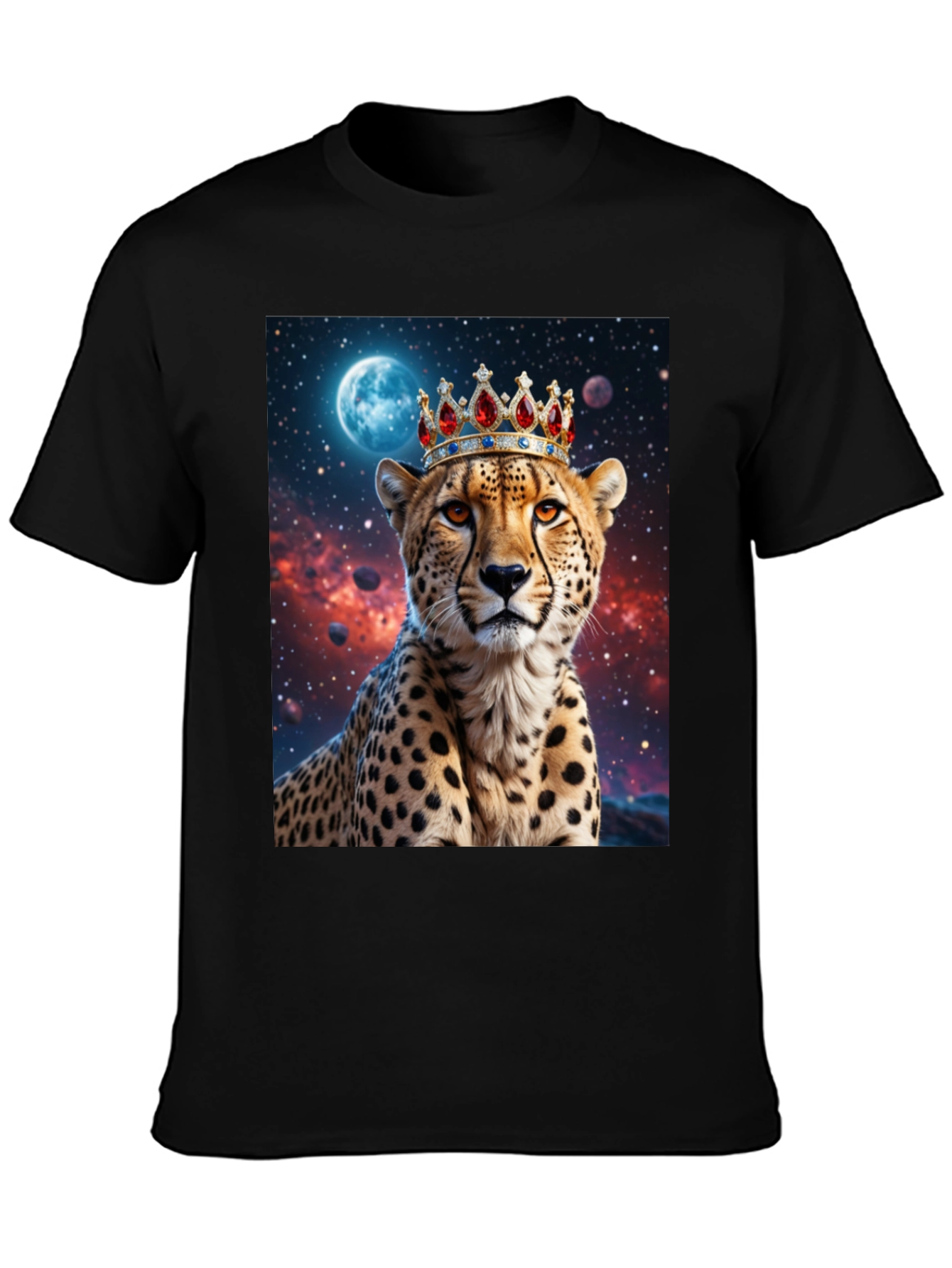 Cheetah King Graphic T-Shirt