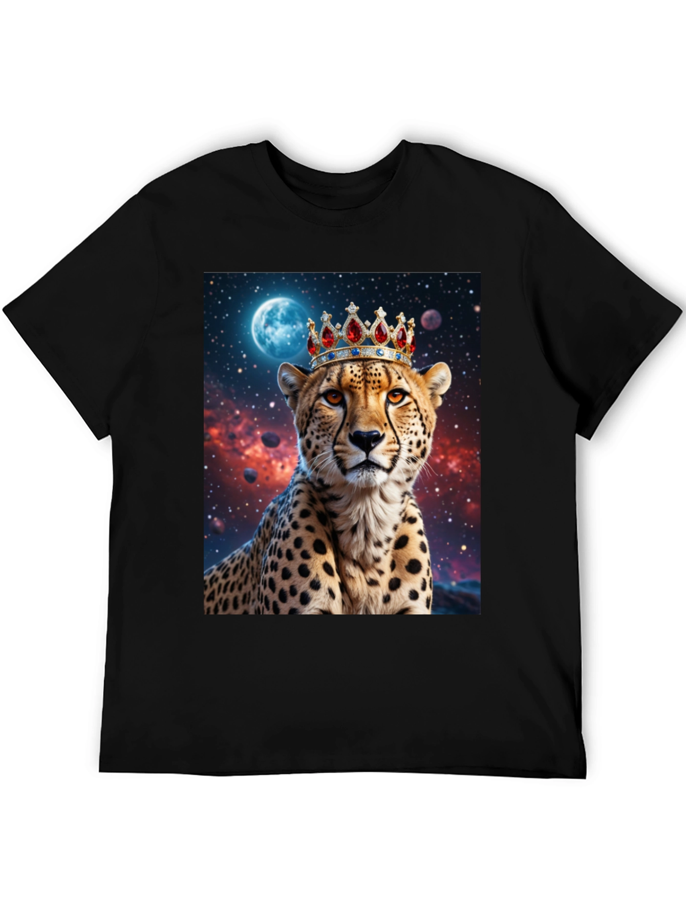 Cheetah King Graphic T-Shirt