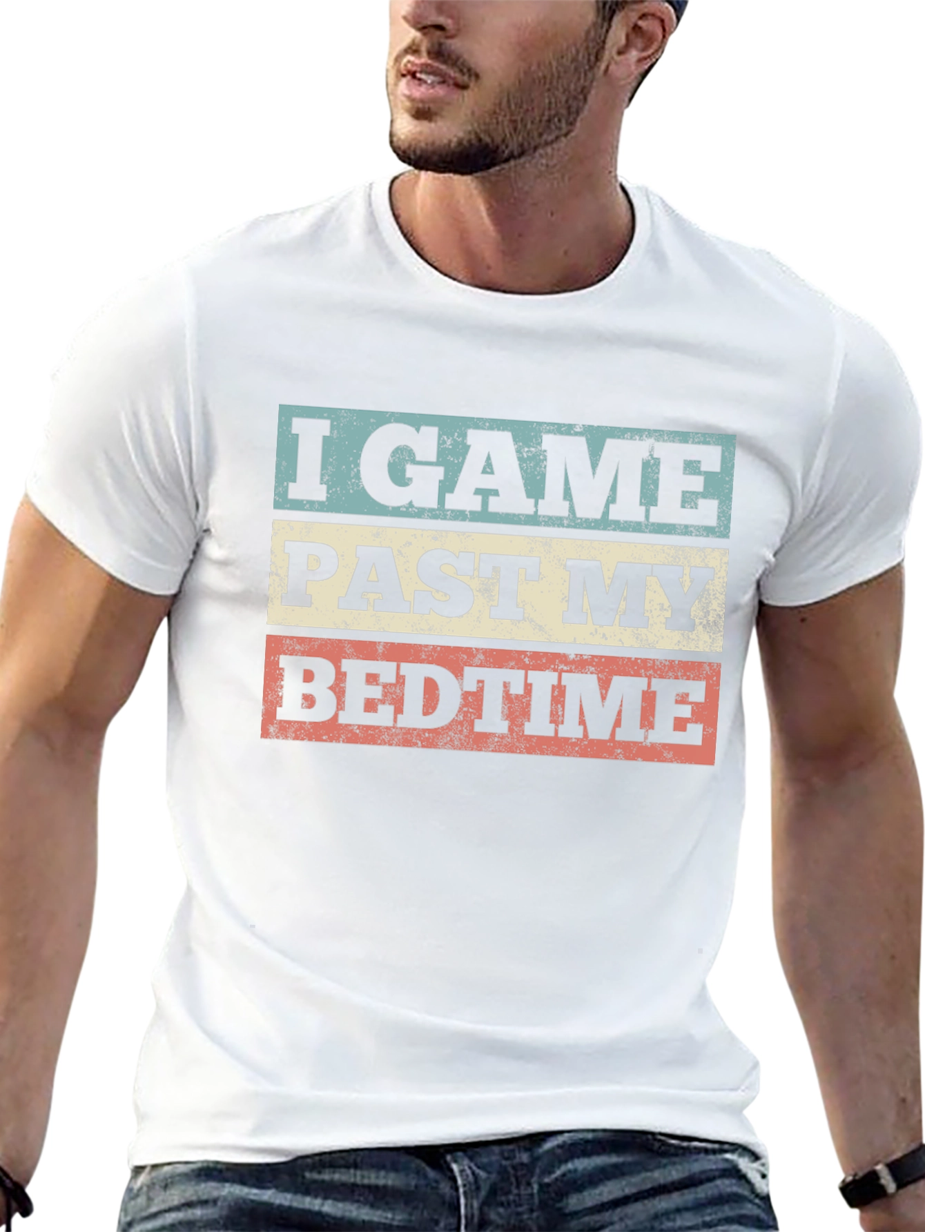 I Game Past My Bedtime Graphic Tee