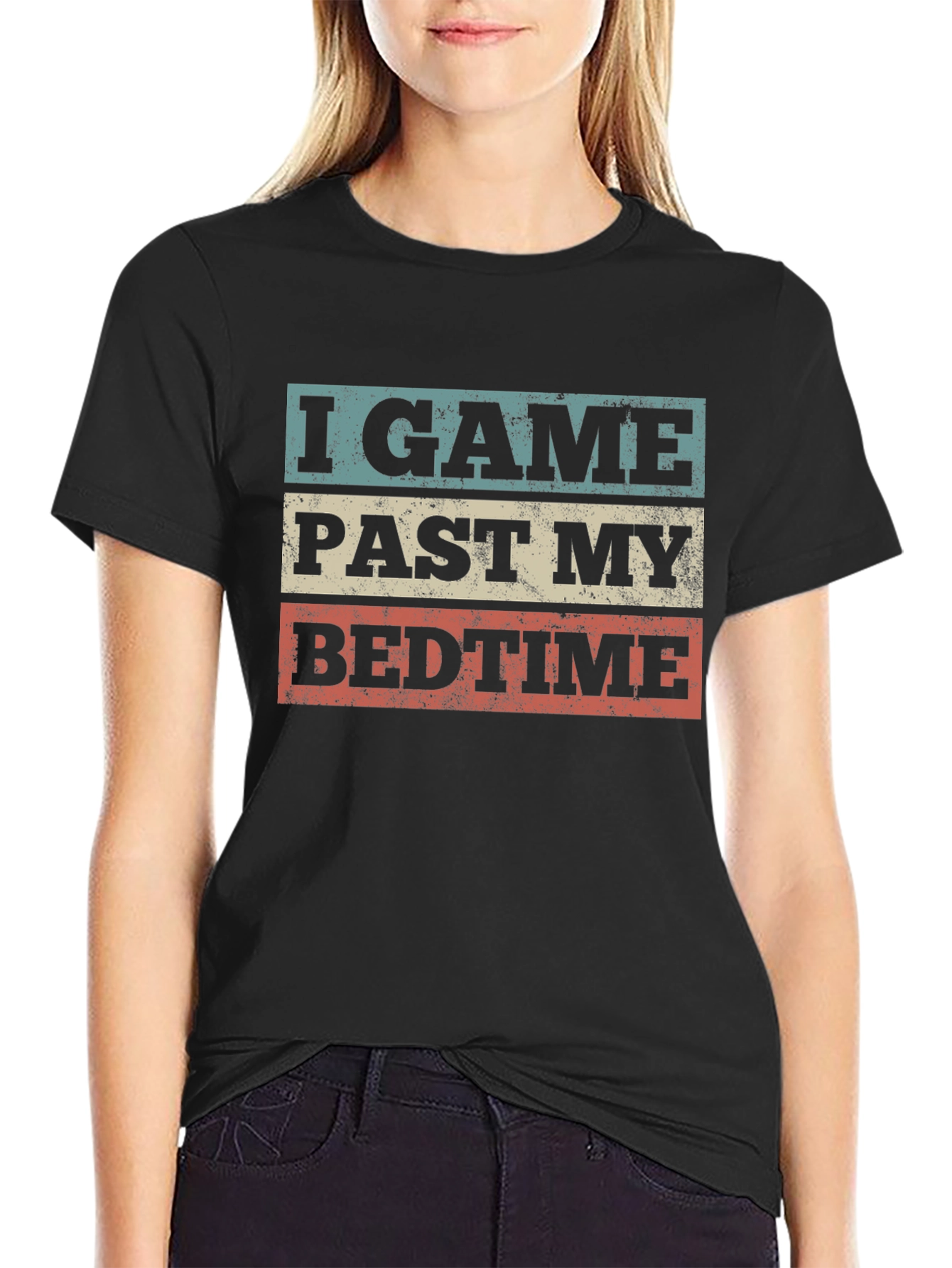 I Game Past My Bedtime Graphic Tee