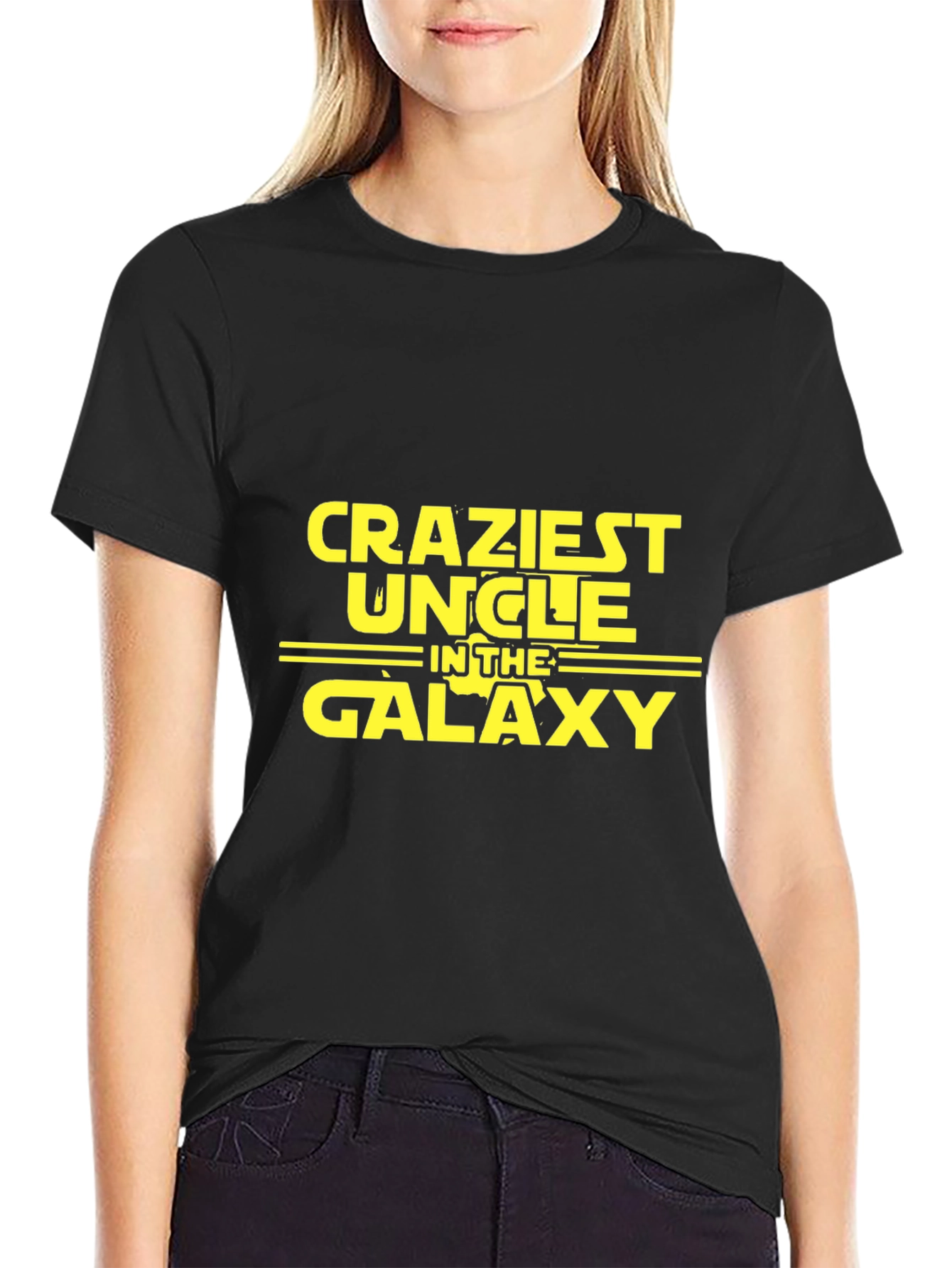 Craziest Uncle in the Galaxy Black T-Shirt