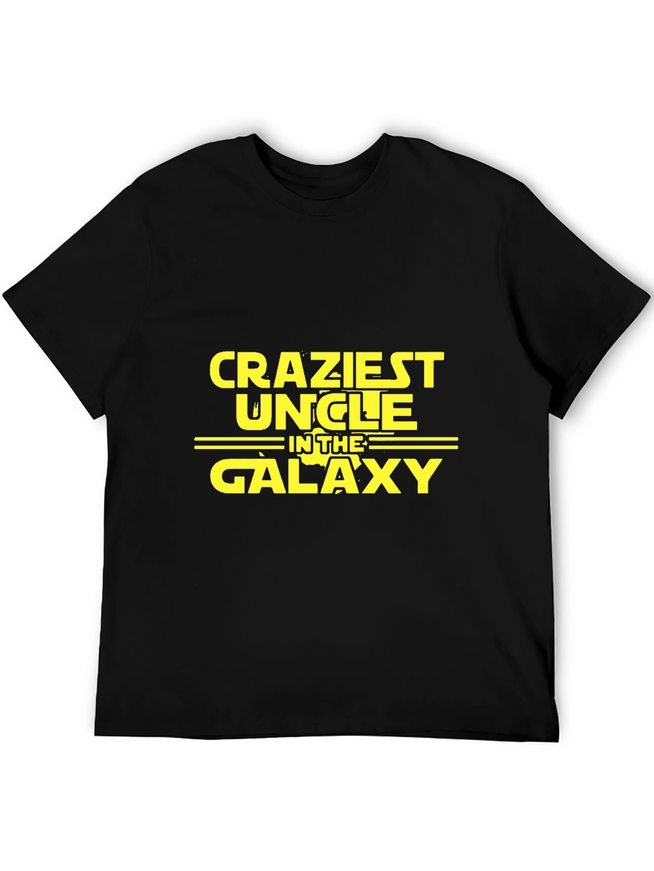 Craziest Uncle in the Galaxy Black T-Shirt