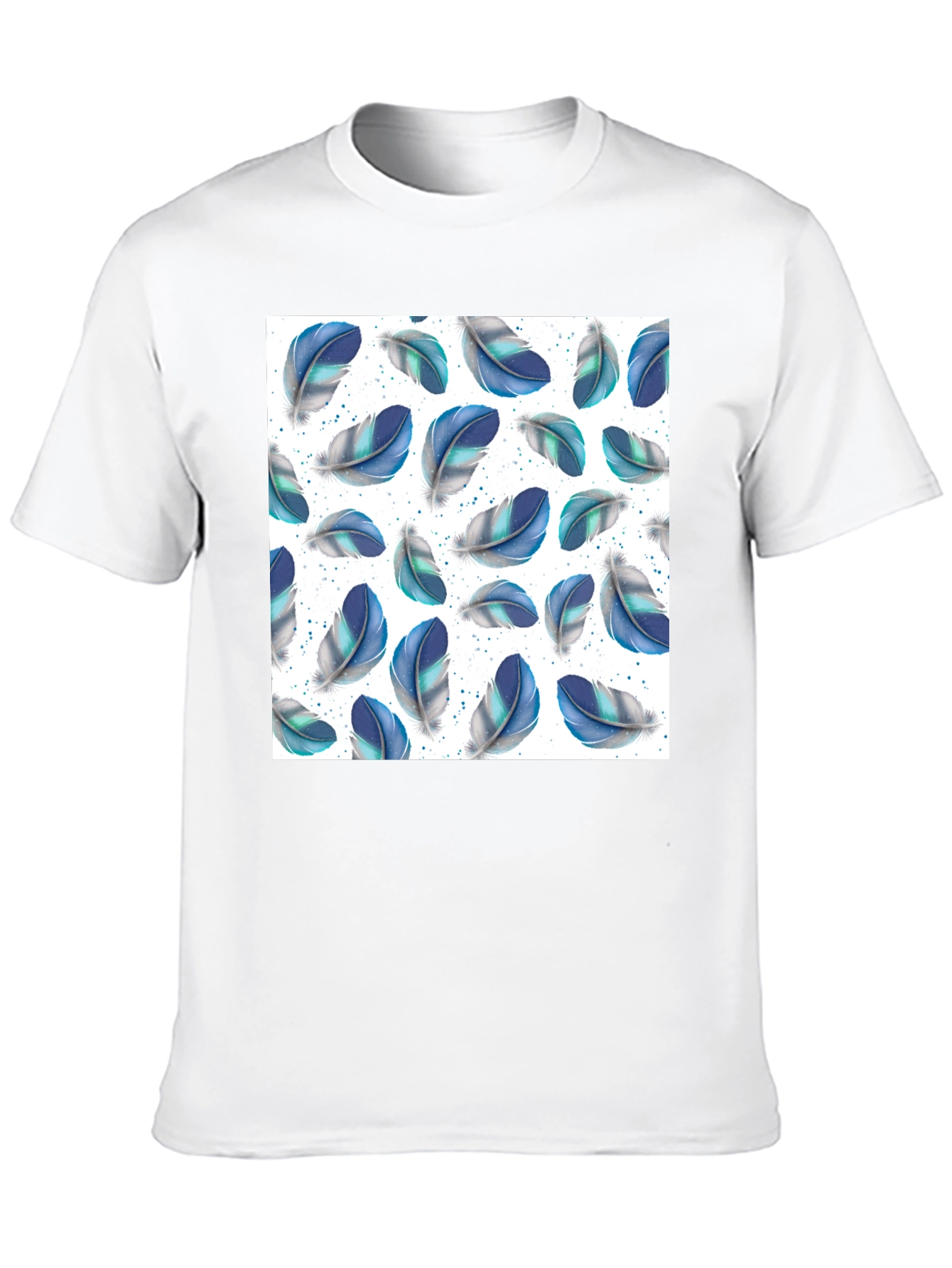 Feather Pattern T-Shirt