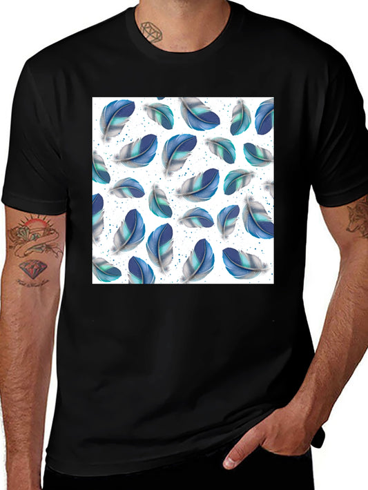 Feather Pattern T-Shirt