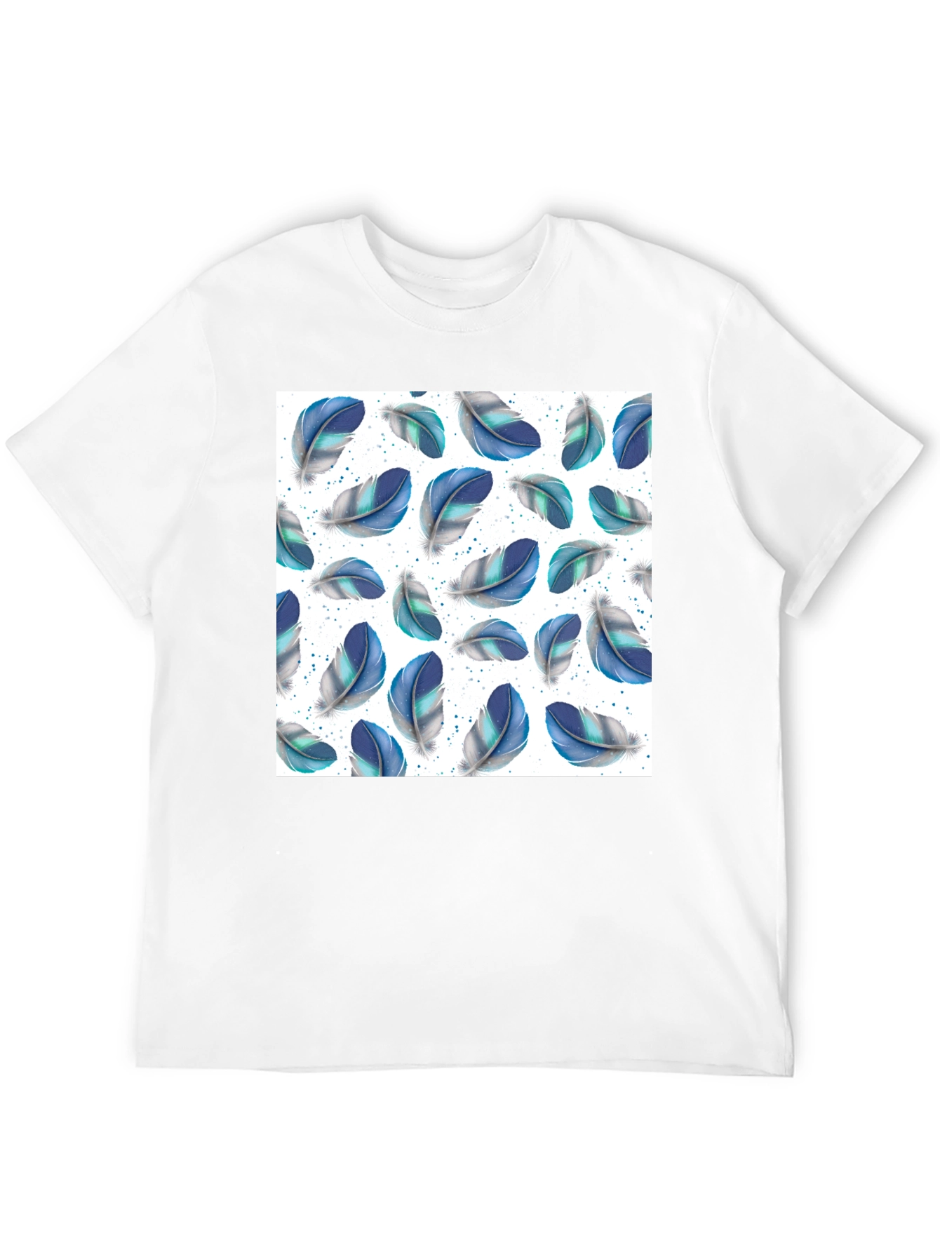 Feather Pattern T-Shirt