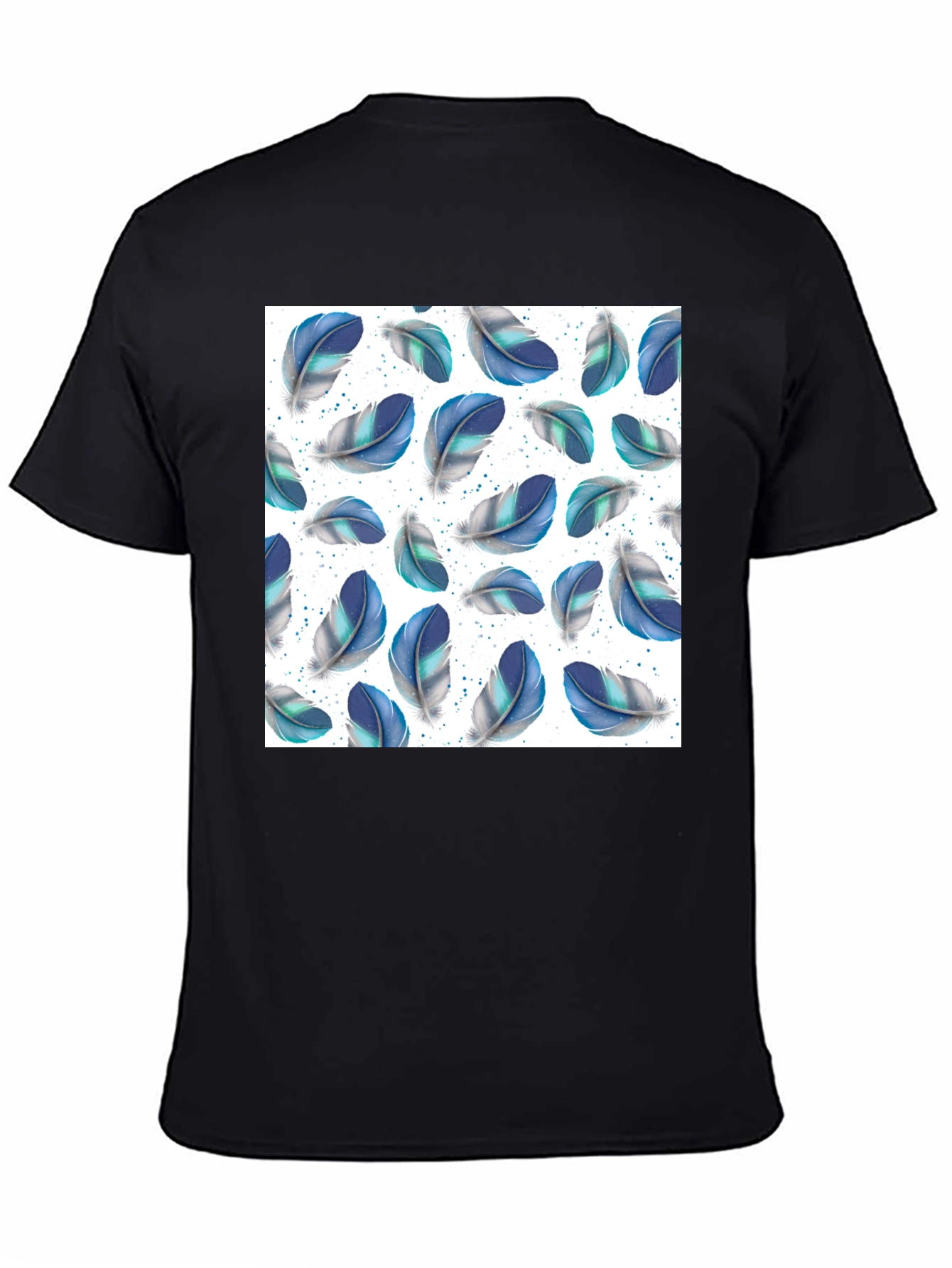 Feather Pattern T-Shirt