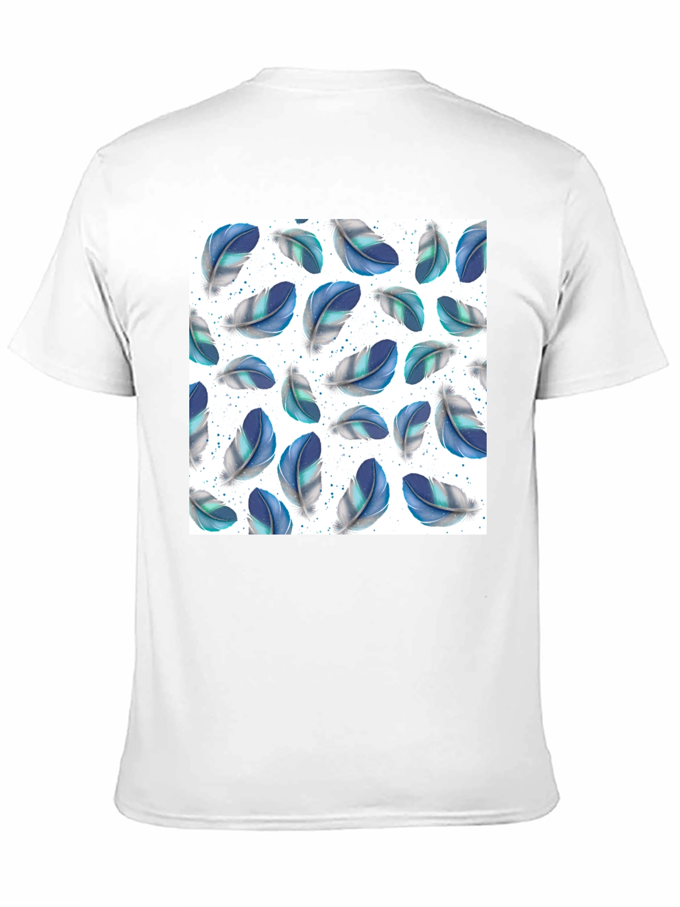 Feather Pattern T-Shirt