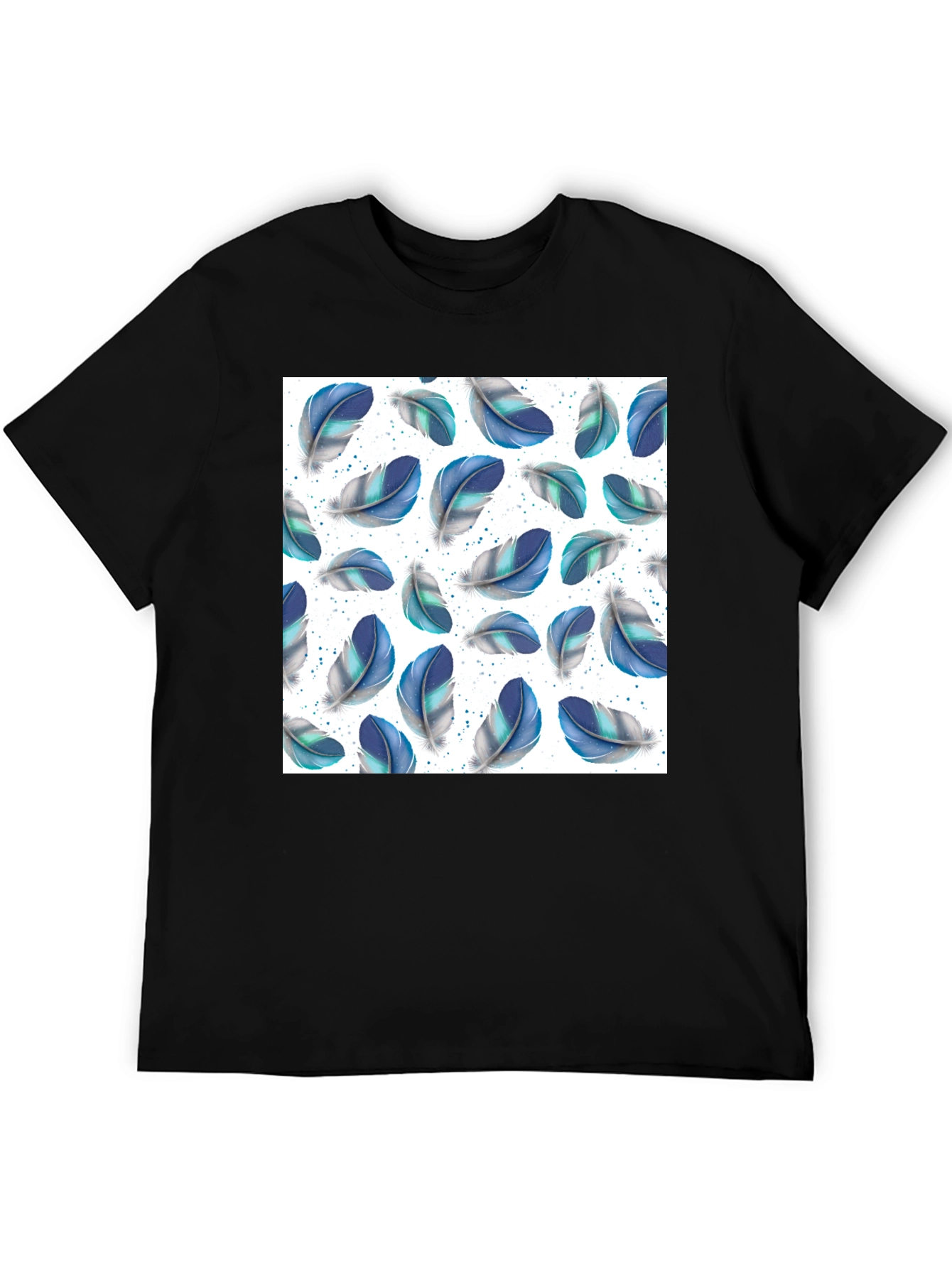Feather Pattern T-Shirt