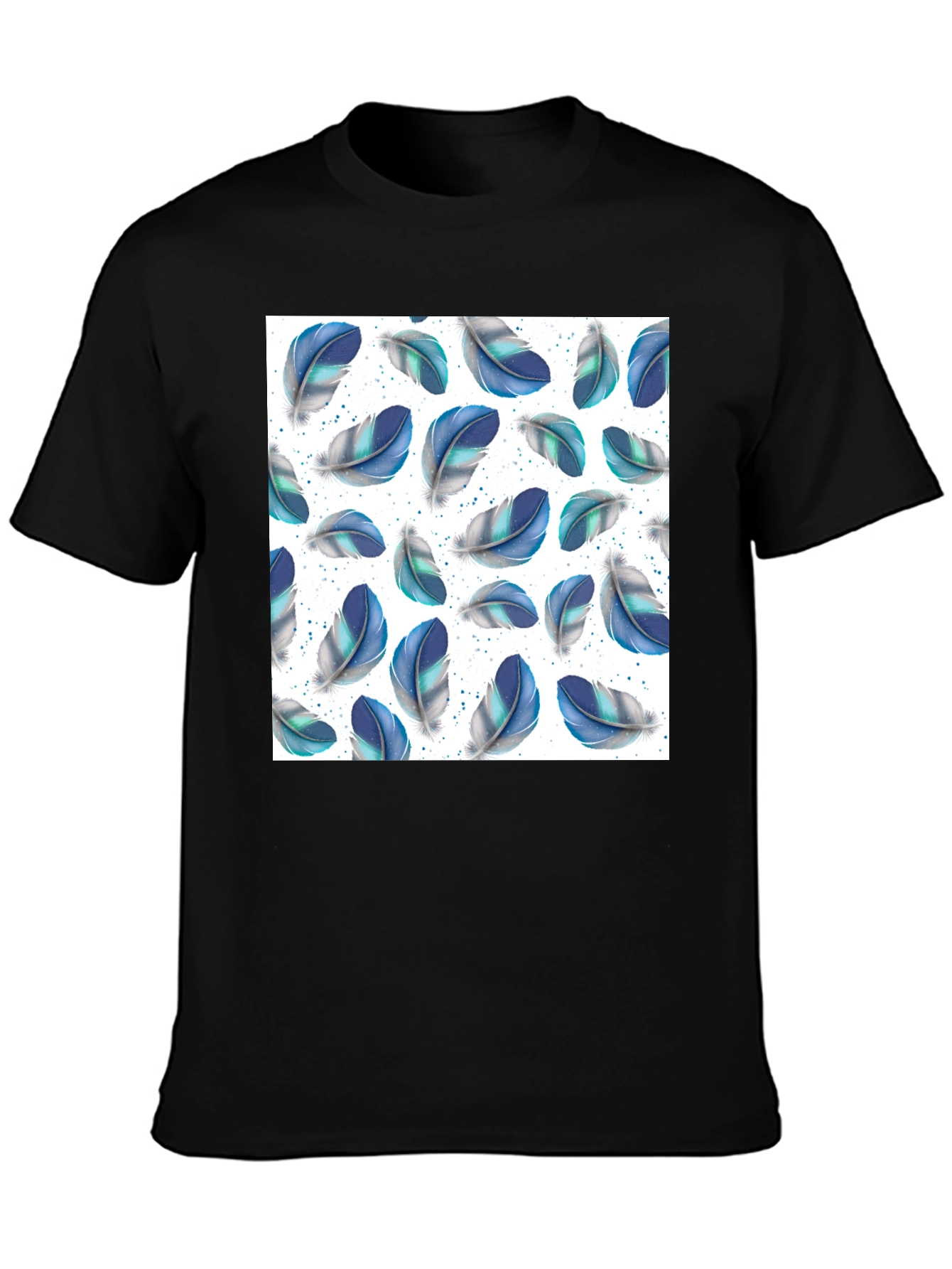 Feather Pattern T-Shirt
