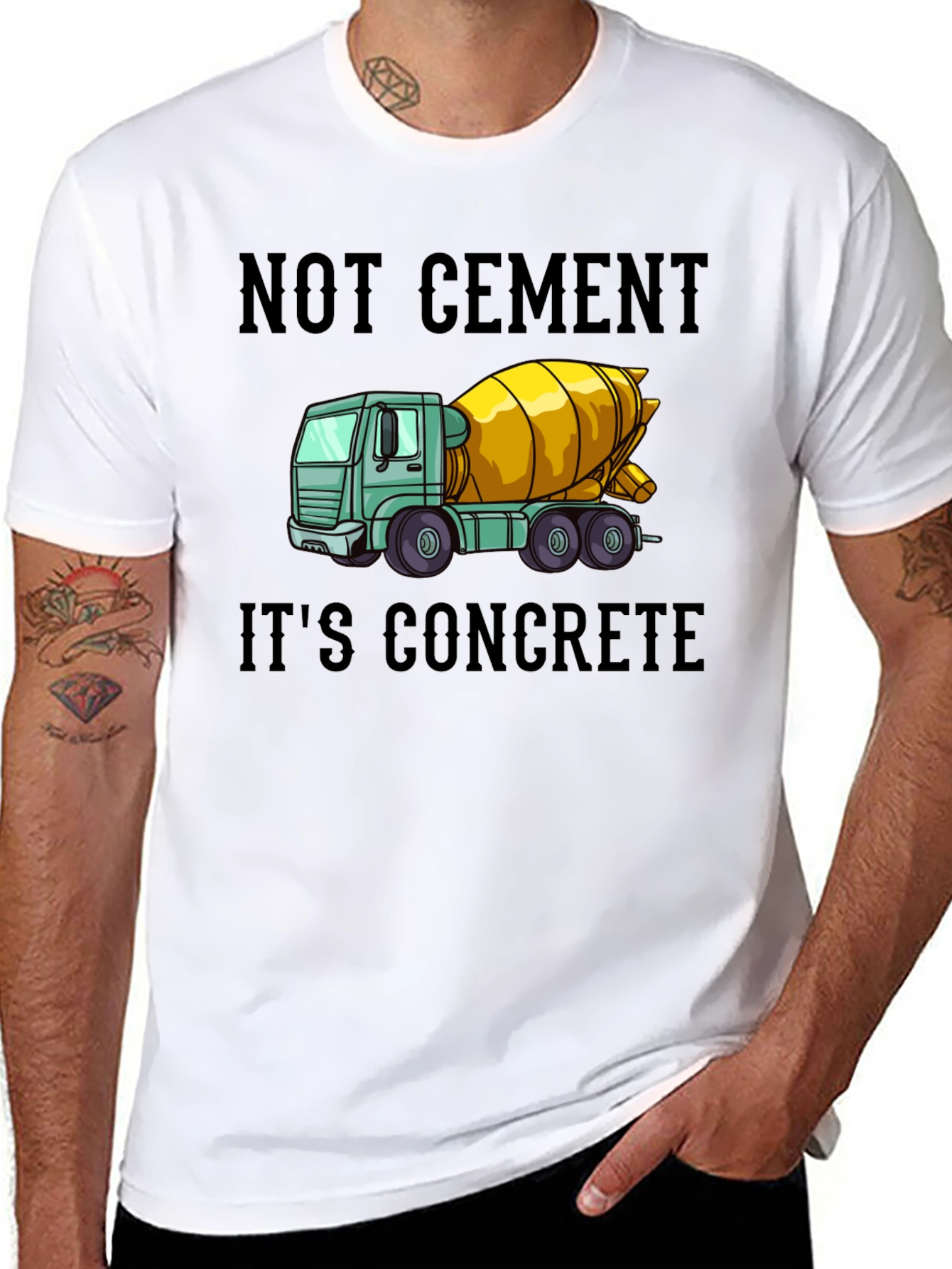 Not Cement Its Concrete T-Shirt