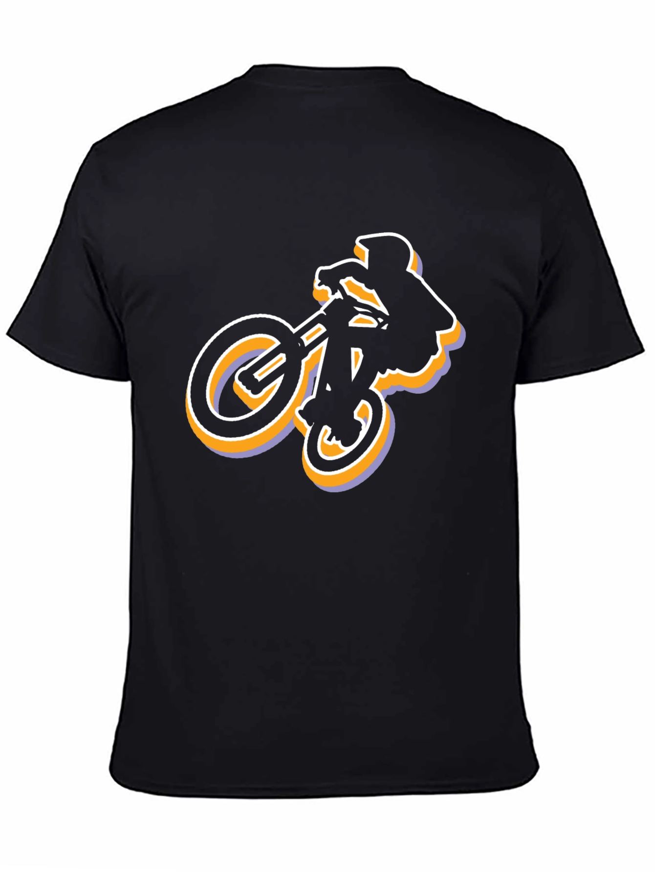 BMX Rider Graphic Tee - Cool Black T-Shirt