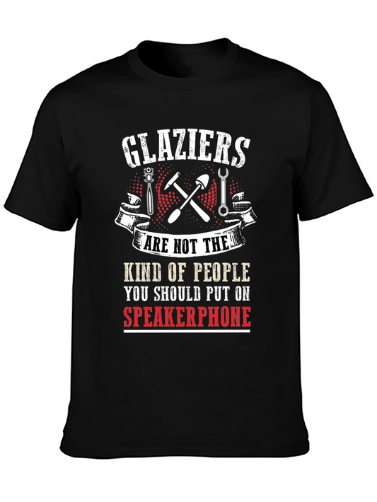 Glaziers T-Shirt: Speakerphone Warning!