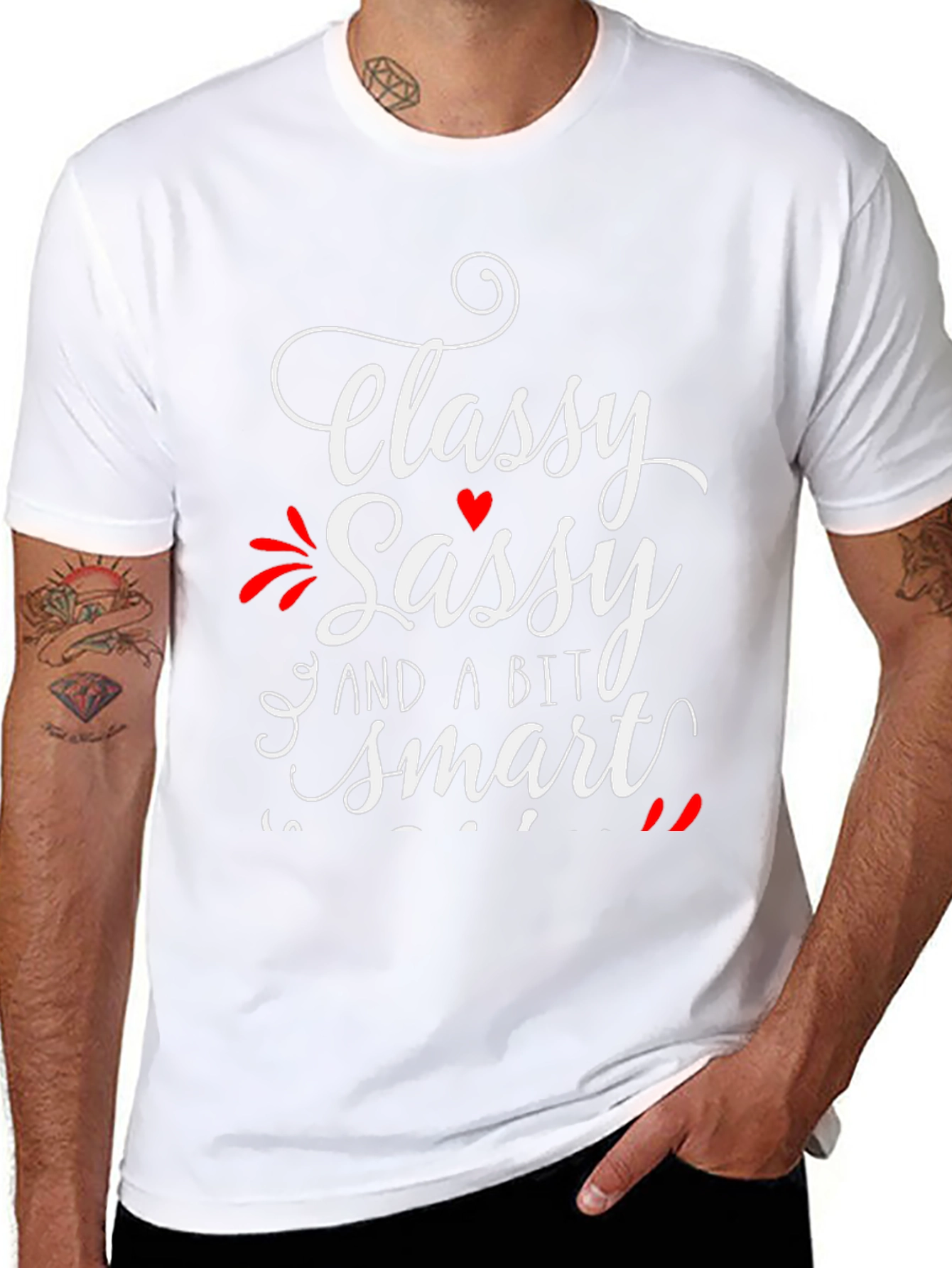Classy Sassy & Smart T-Shirt - Trendy Graphic Tee