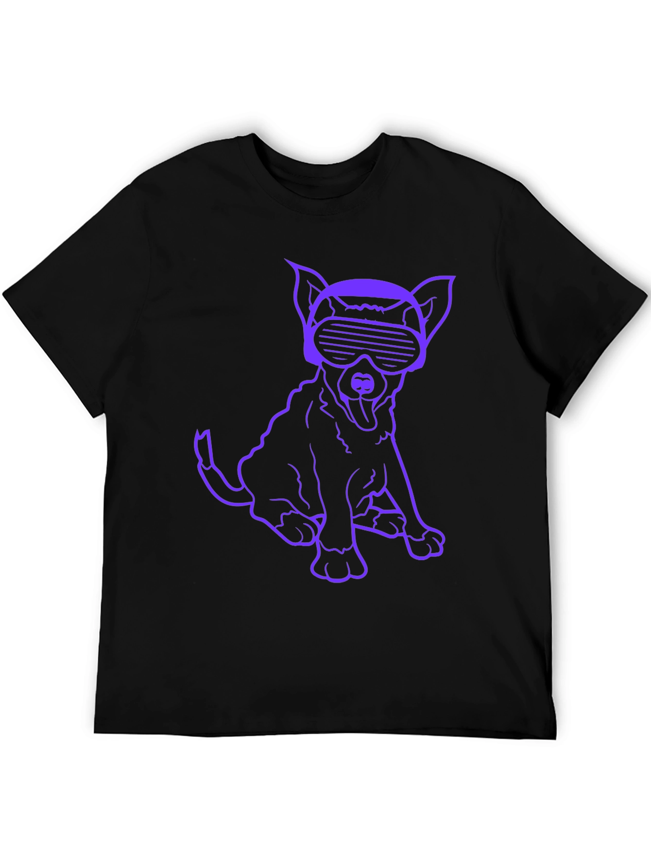Cyber Pup T-Shirt - Cool Dog Graphic Tee