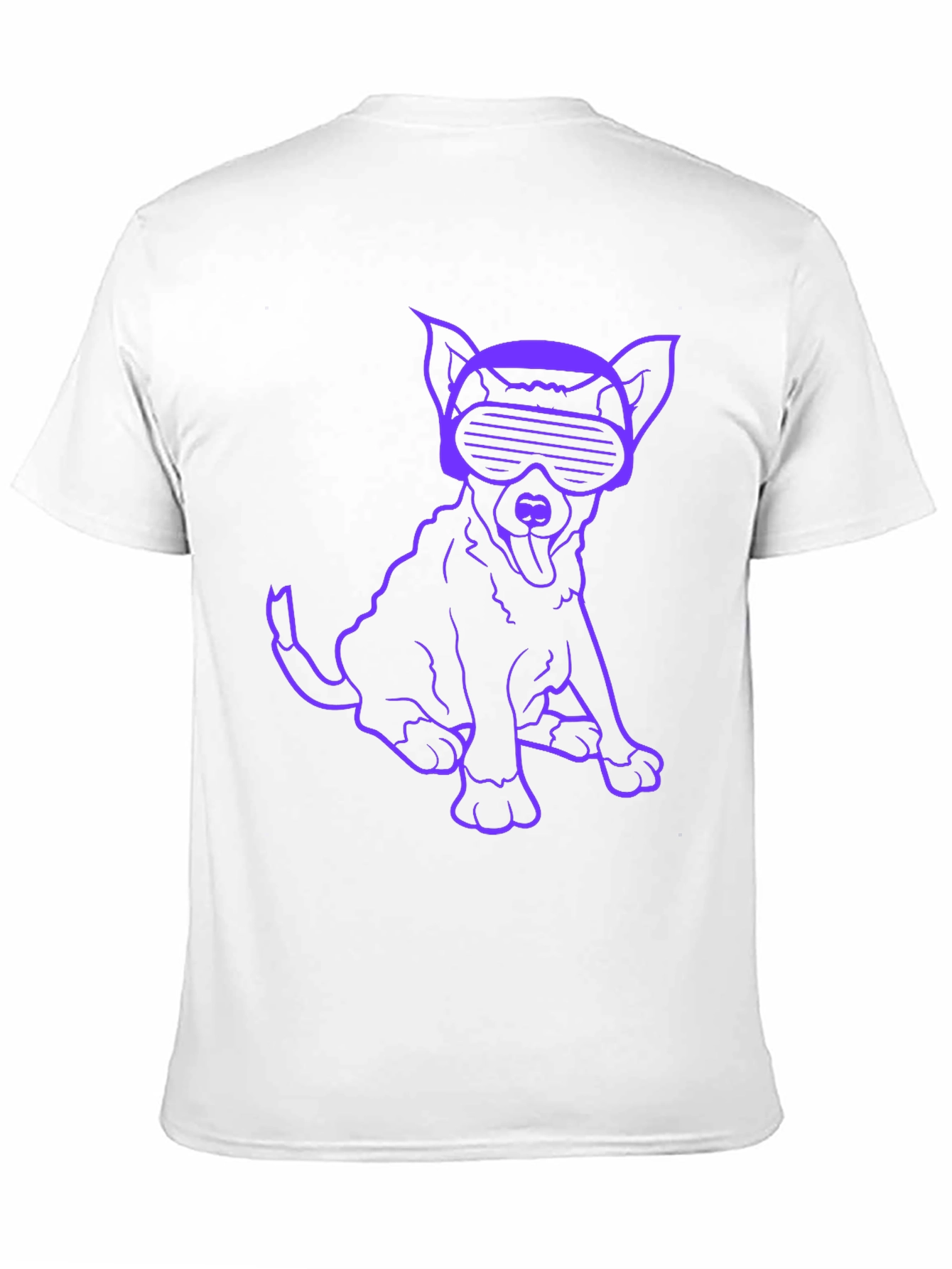 Cyber Pup T-Shirt - Cool Dog Graphic Tee