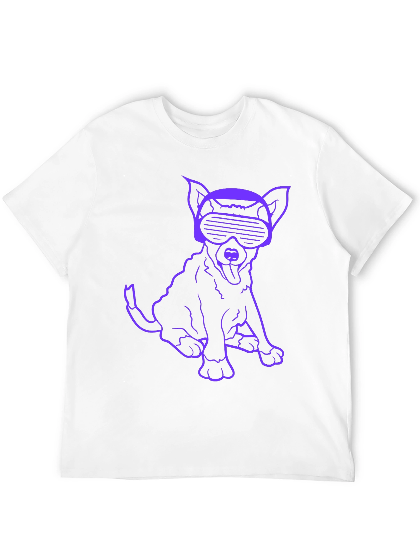 Cyber Pup T-Shirt - Cool Dog Graphic Tee