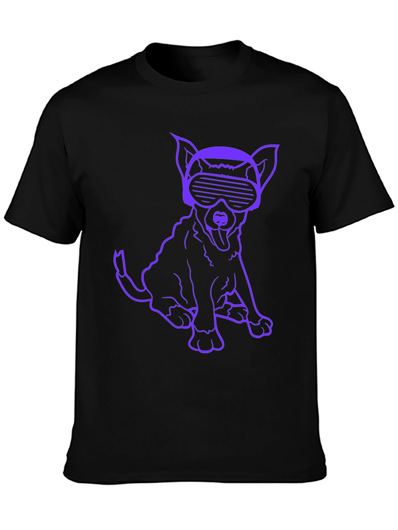 Cyber Pup T-Shirt - Cool Dog Graphic Tee