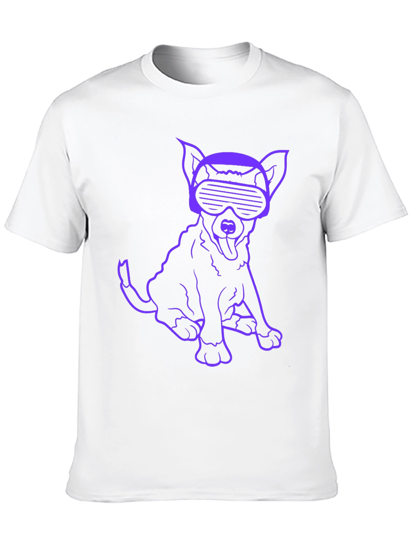 Cyber Pup T-Shirt - Cool Dog Graphic Tee