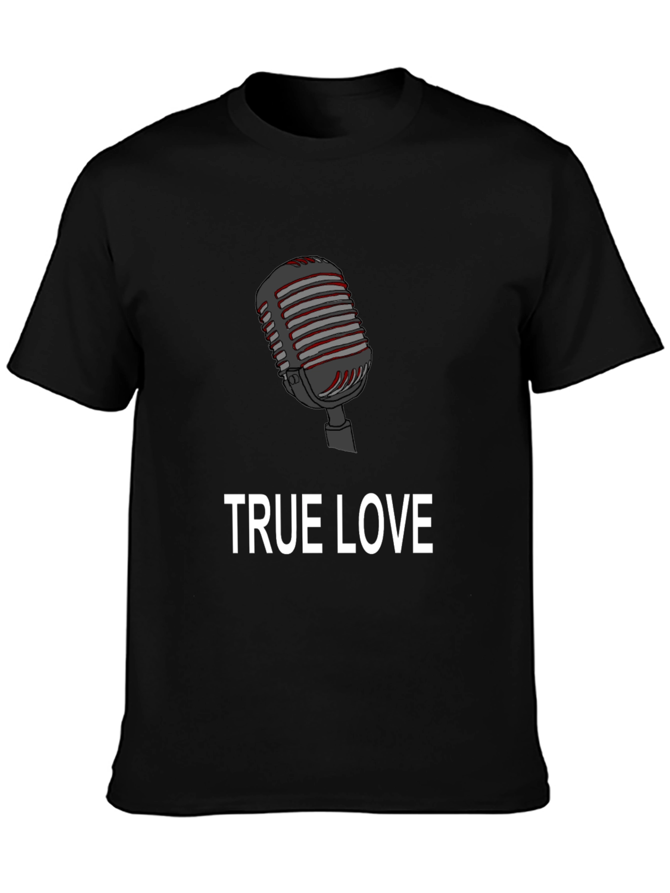 True Love Microphone Graphic Tee