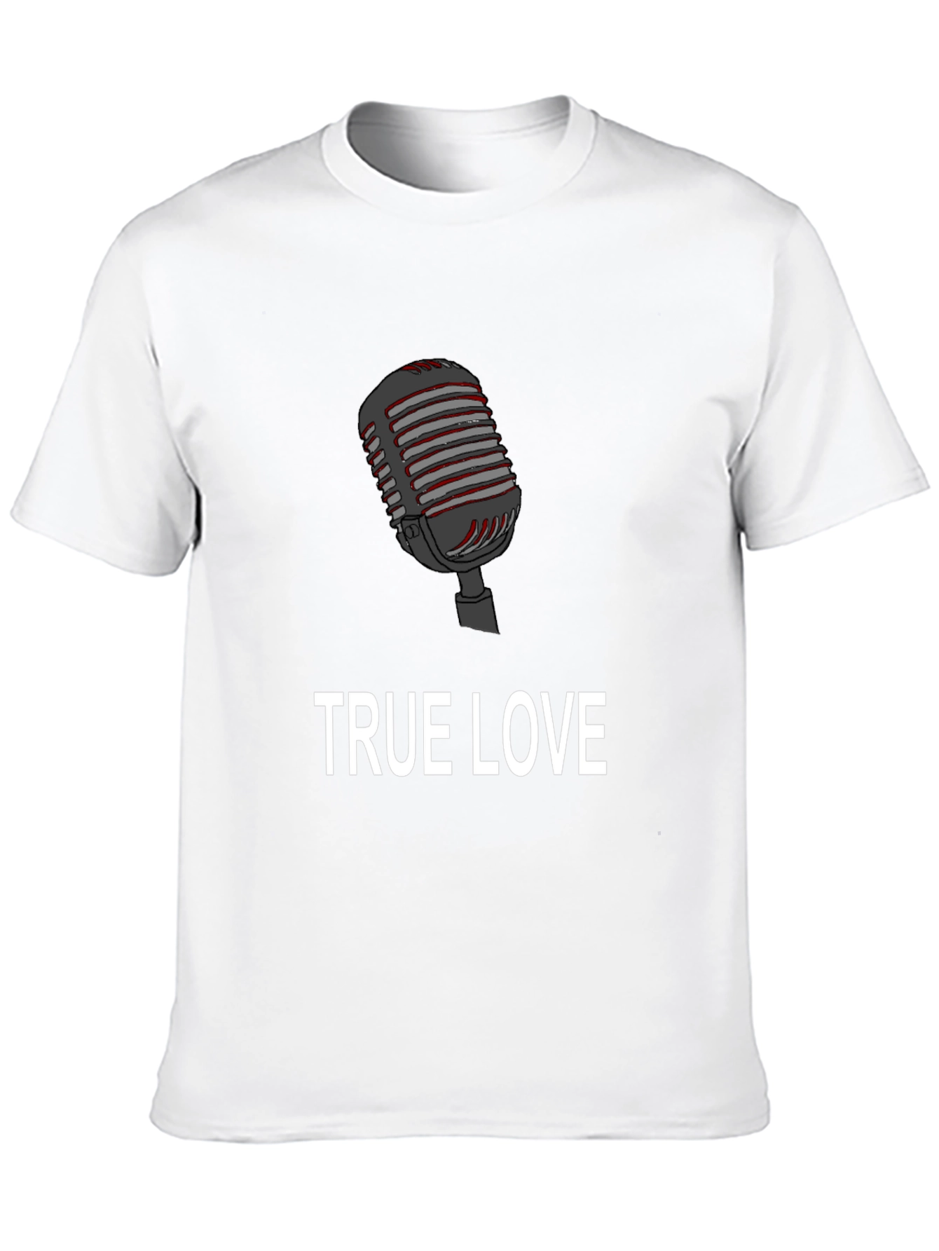 True Love Microphone Graphic Tee