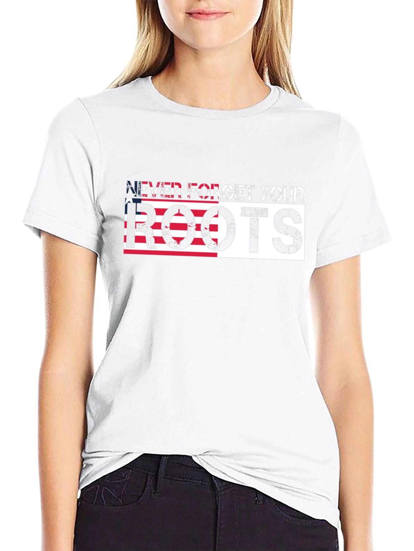 Never Forget Roots Graphic Tee