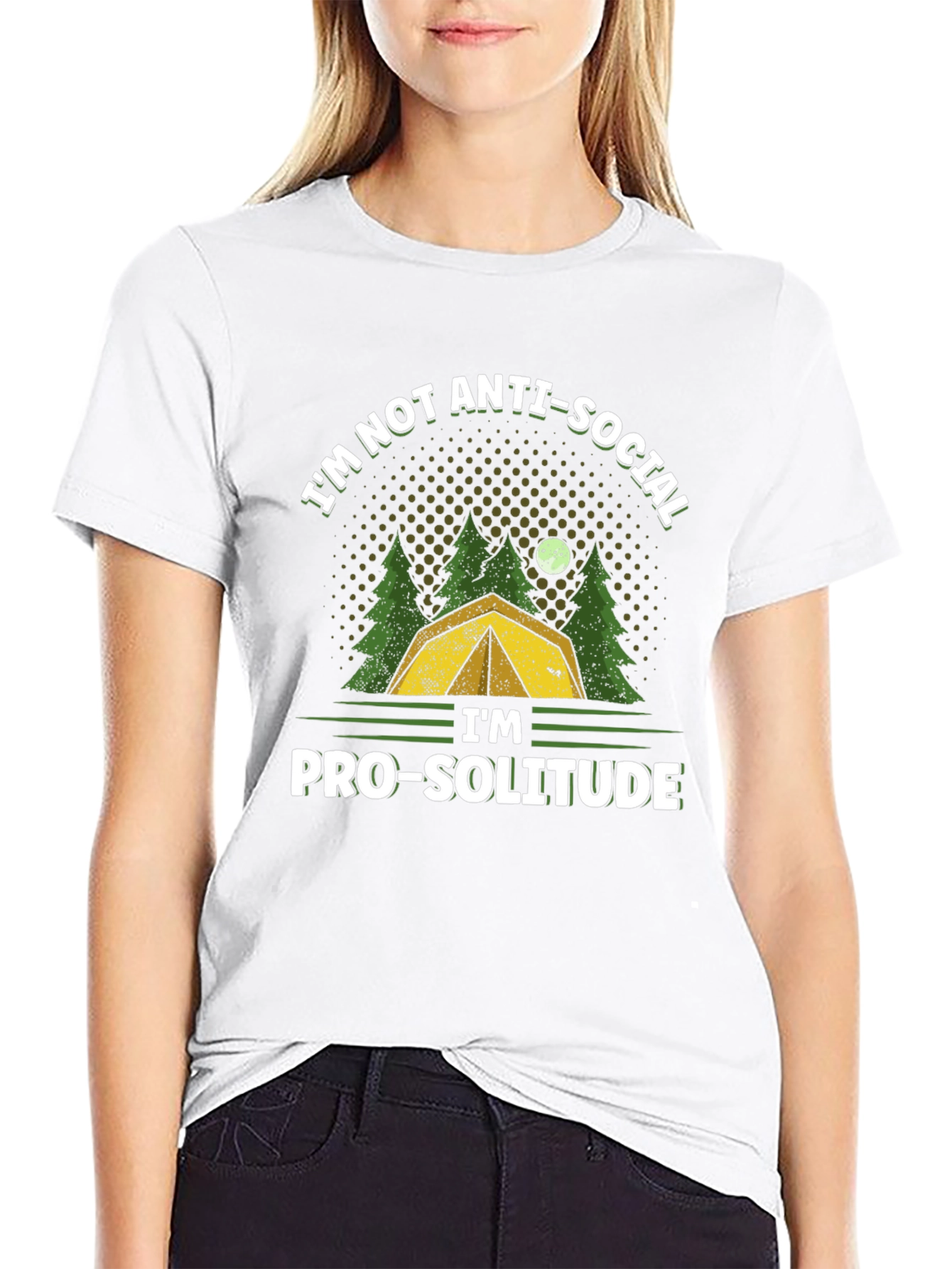 Anti-Social Pro-Solitude Camping T-Shirt