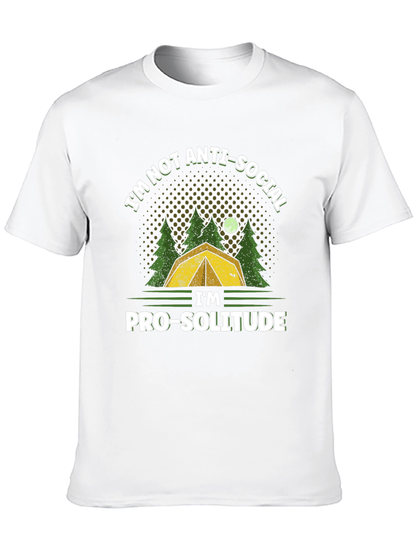 Anti-Social Pro-Solitude Camping T-Shirt