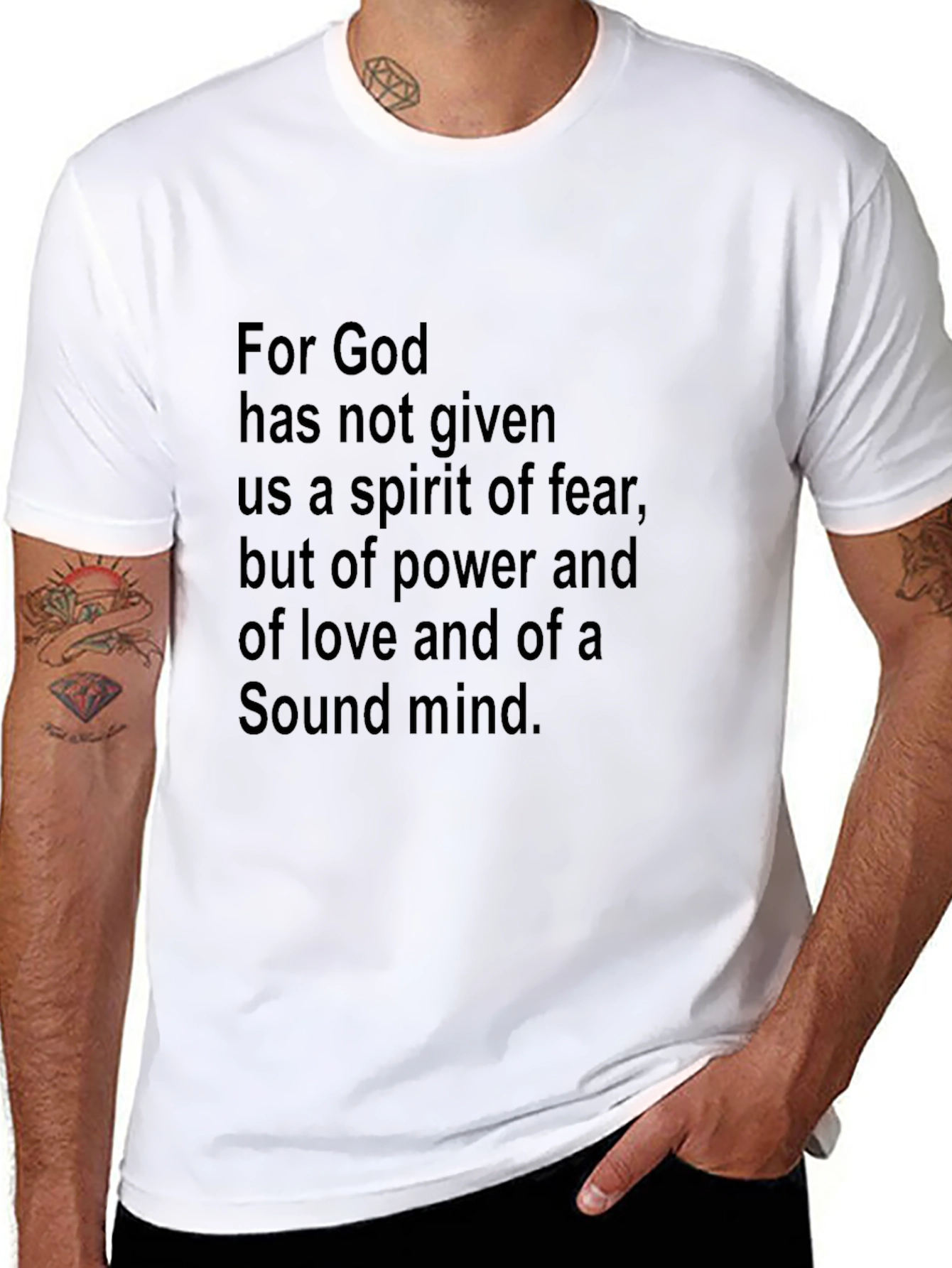 Inspirational T-Shirt: Gods Spirit of Power and Love