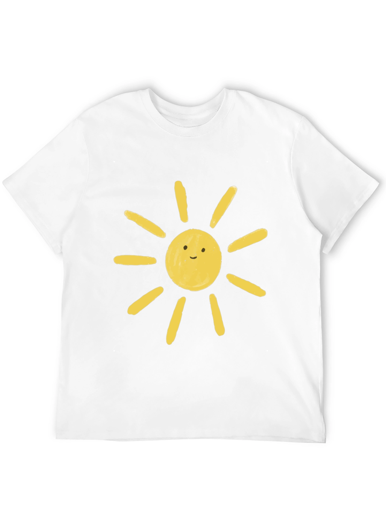 Cute Sun Graphic Black T-Shirt