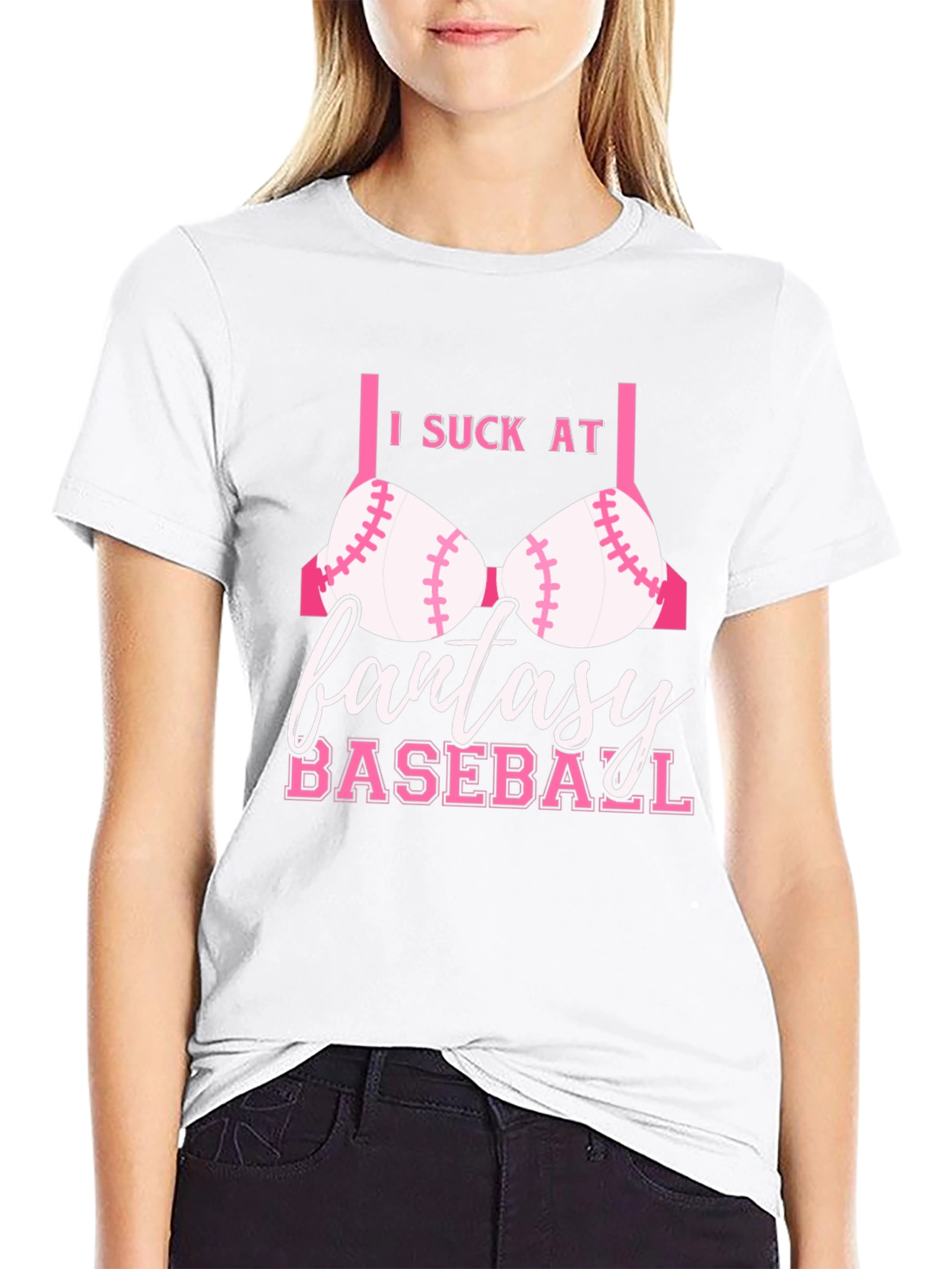 I Suck at Fantasy Baseball Funny T-Shirt